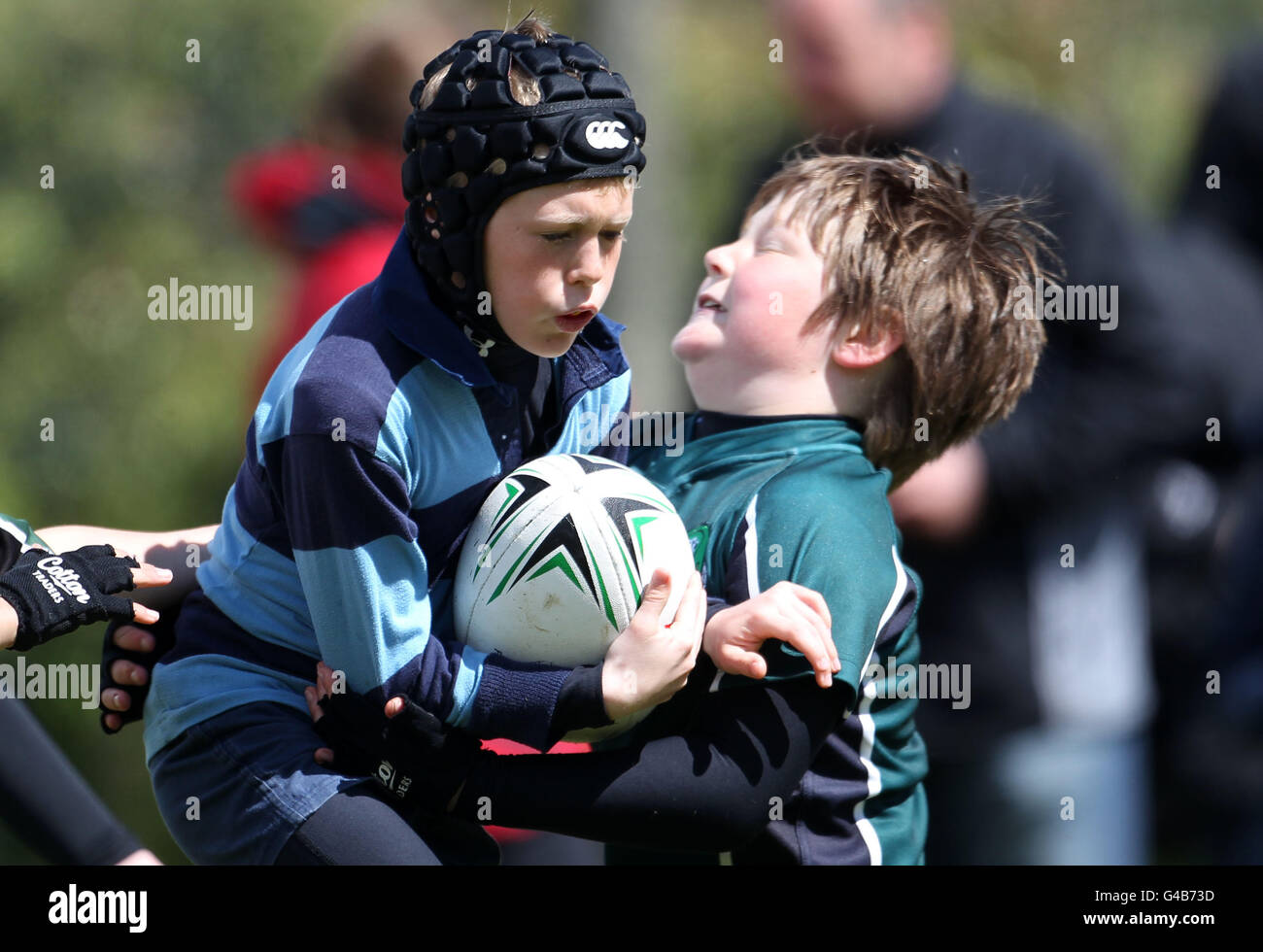 Kids enjoy playing rugby during the Forrester Mini Tournament at ...