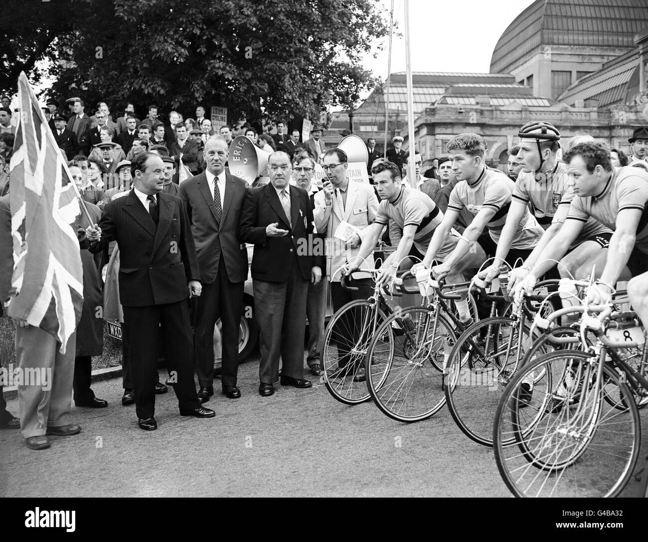 Cycling - Cycle Tour of Britain - Alexandra Palace, London Stock Photo