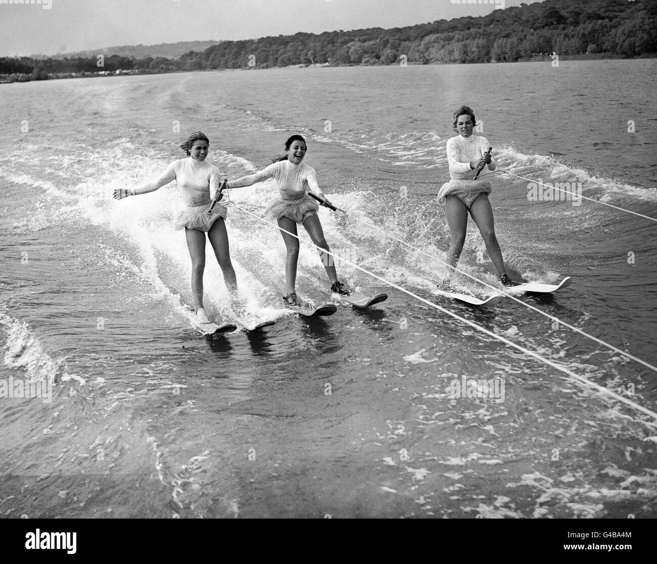 Water Skiing Star Gala Water Carnival Ruislip Lido Stock Photo Alamy