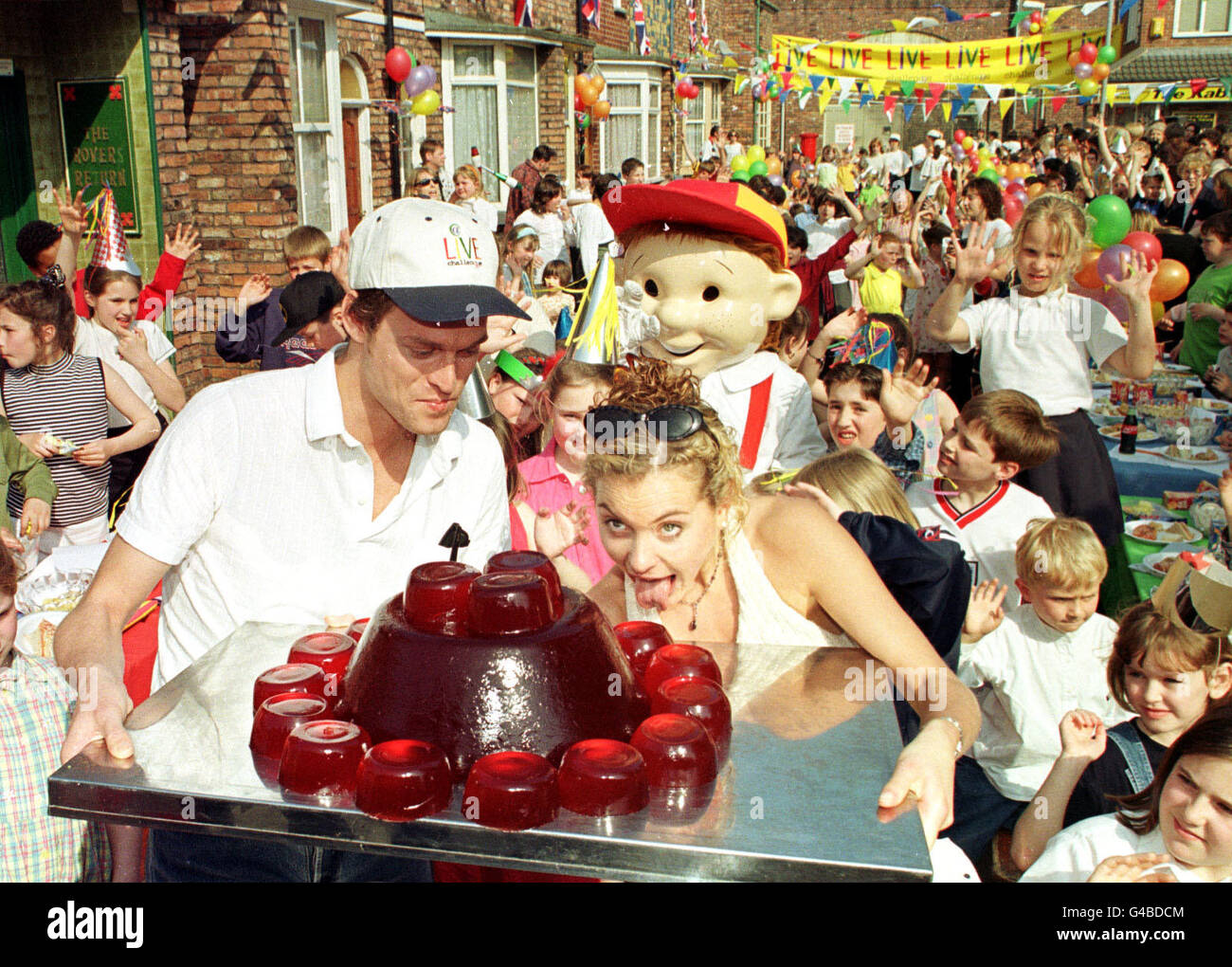 Becomes a giant street party as part of hi-res stock photography and
