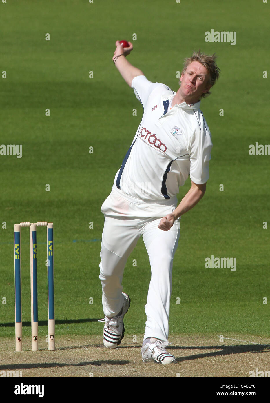 Cricket - Liverpool Victoria County Championship - Division One - Day One - Worcestershire v Yorkshire - The County Ground Stock Photo