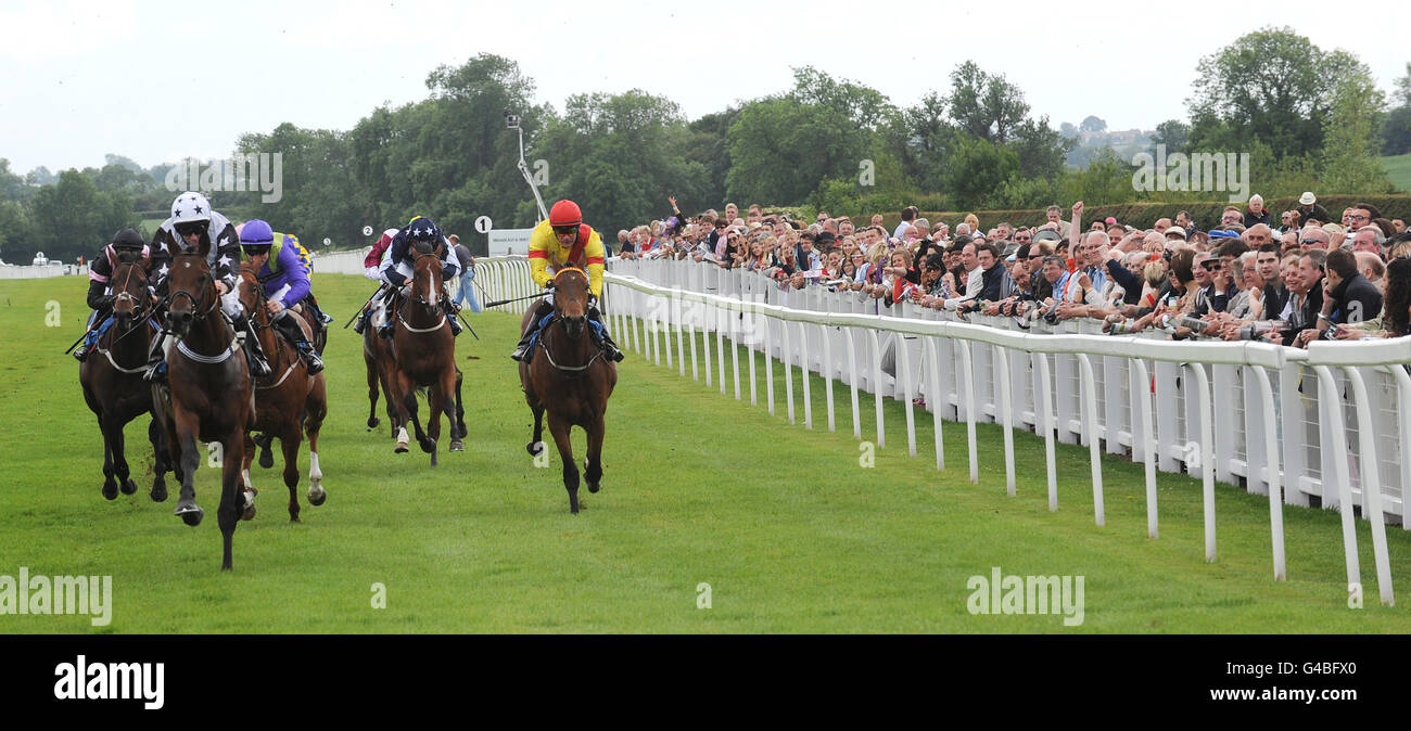Horse Racing - Ladies Day - Ripon Racecourse Stock Photo - Alamy