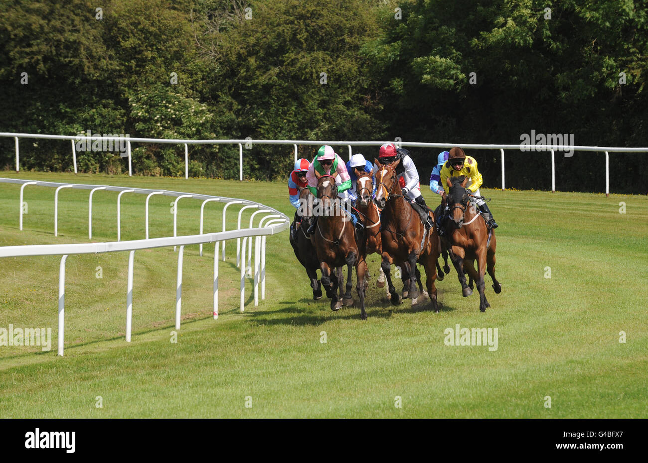 Horse Racing - Ladies Day - Ripon Racecourse Stock Photo - Alamy