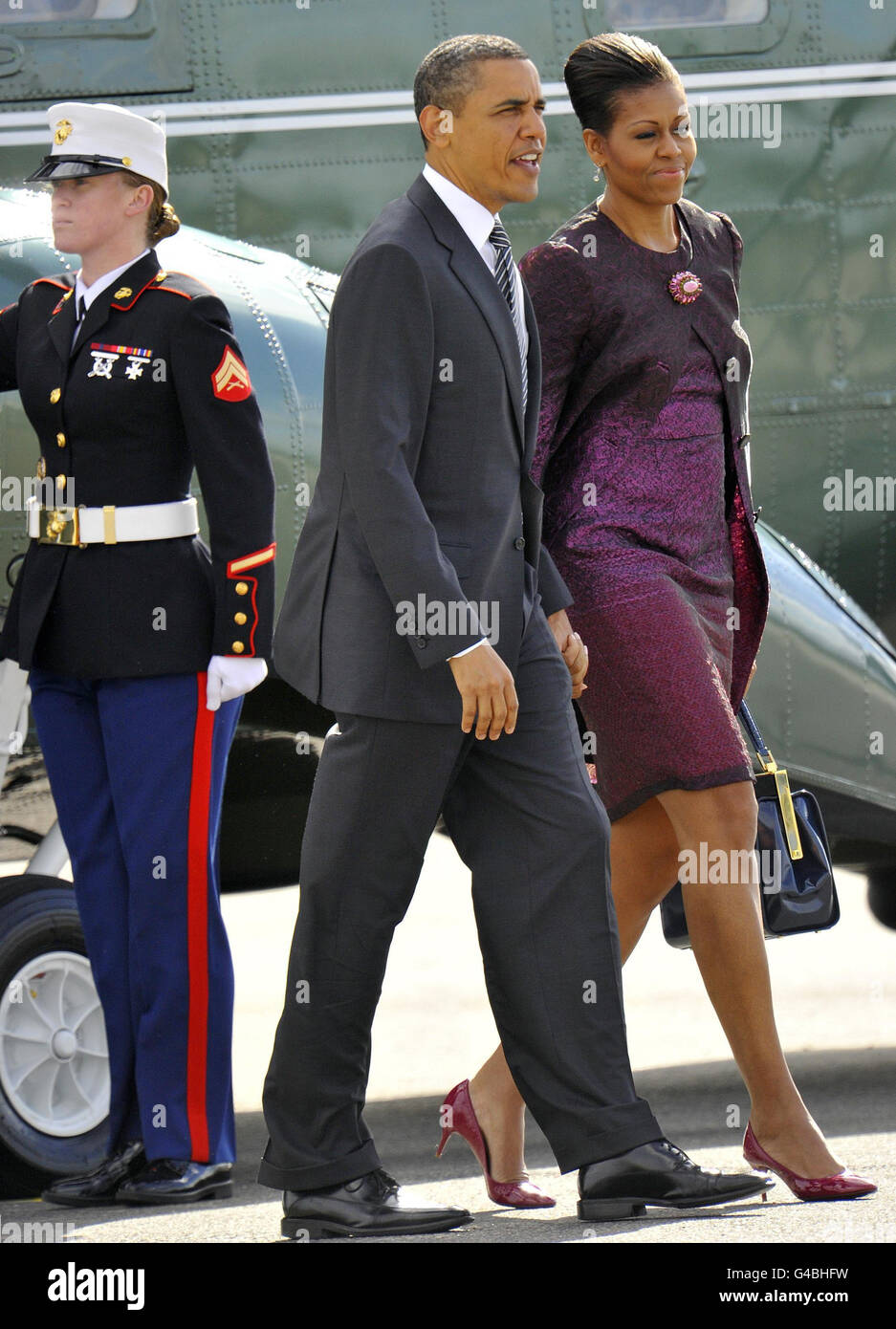 At the end of his state visit to britain hi-res stock photography and ...