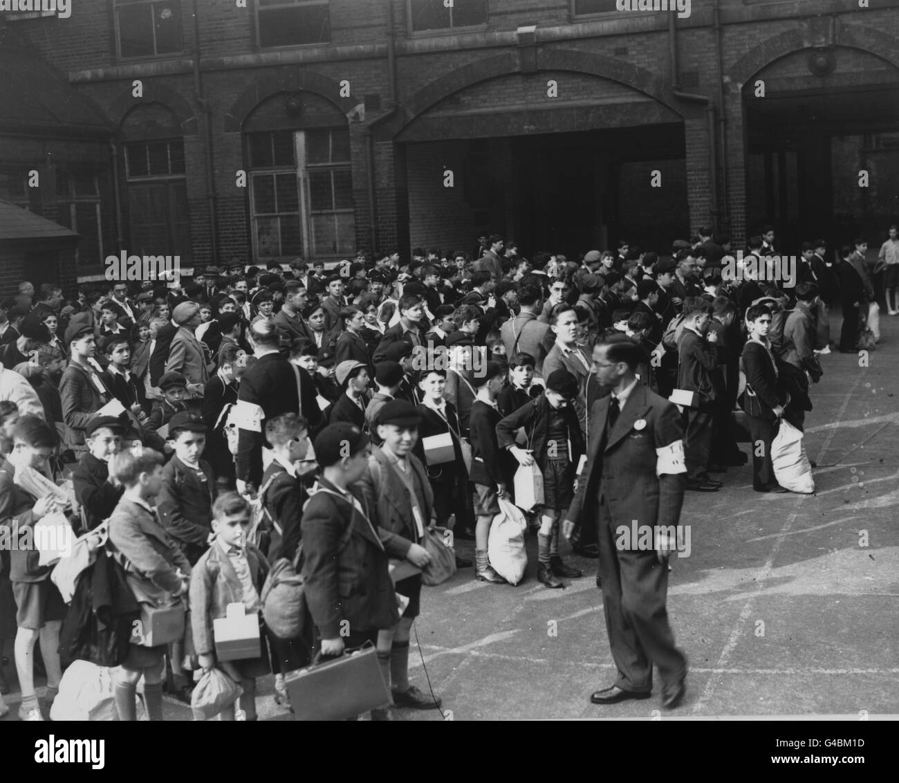 Second World War - Evacuees - London Stock Photo