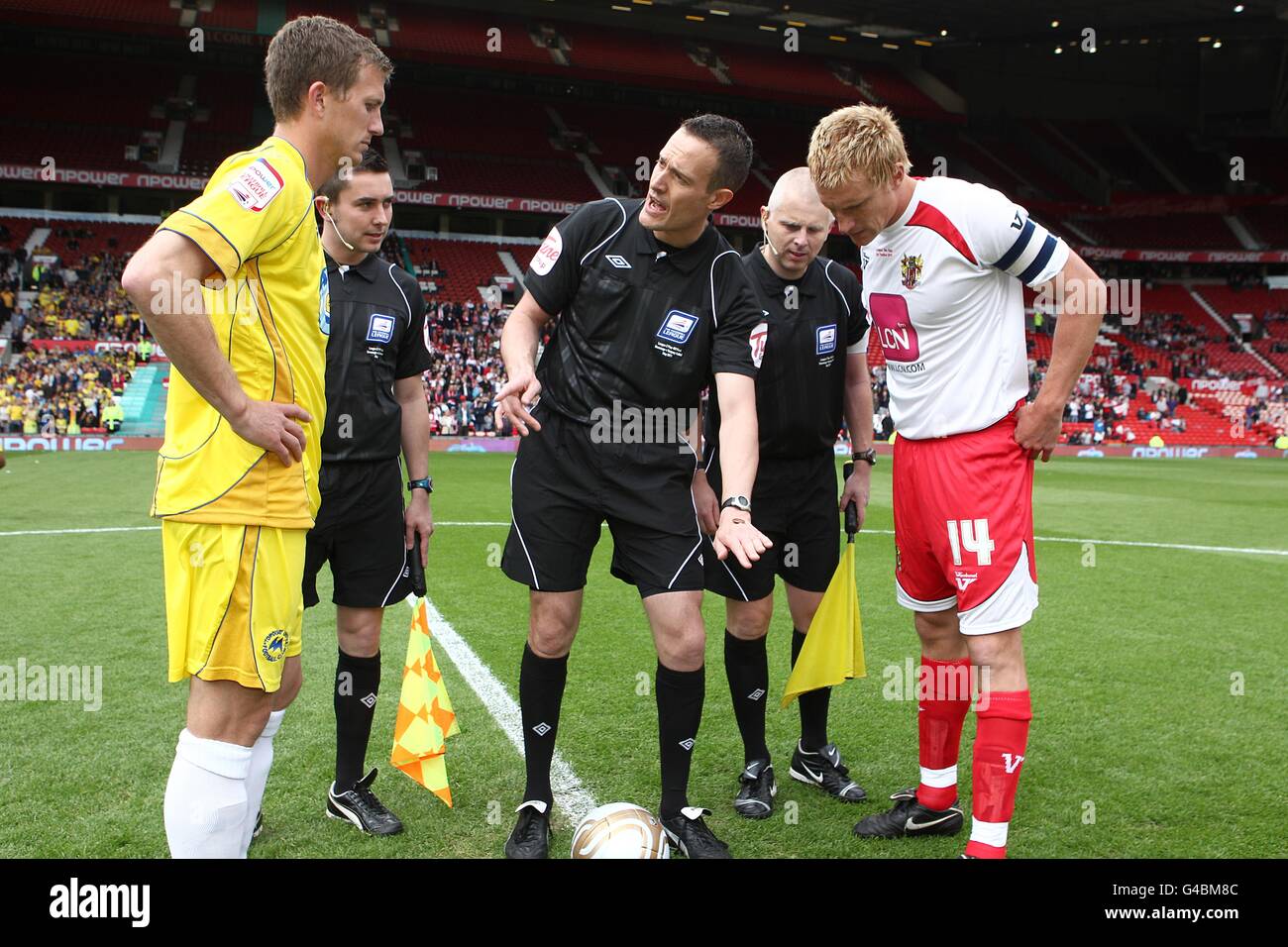 Soccer - npower Football League Two - Play Off - Final - Stevenage v Torquay United - Old Trafford Stock Photo