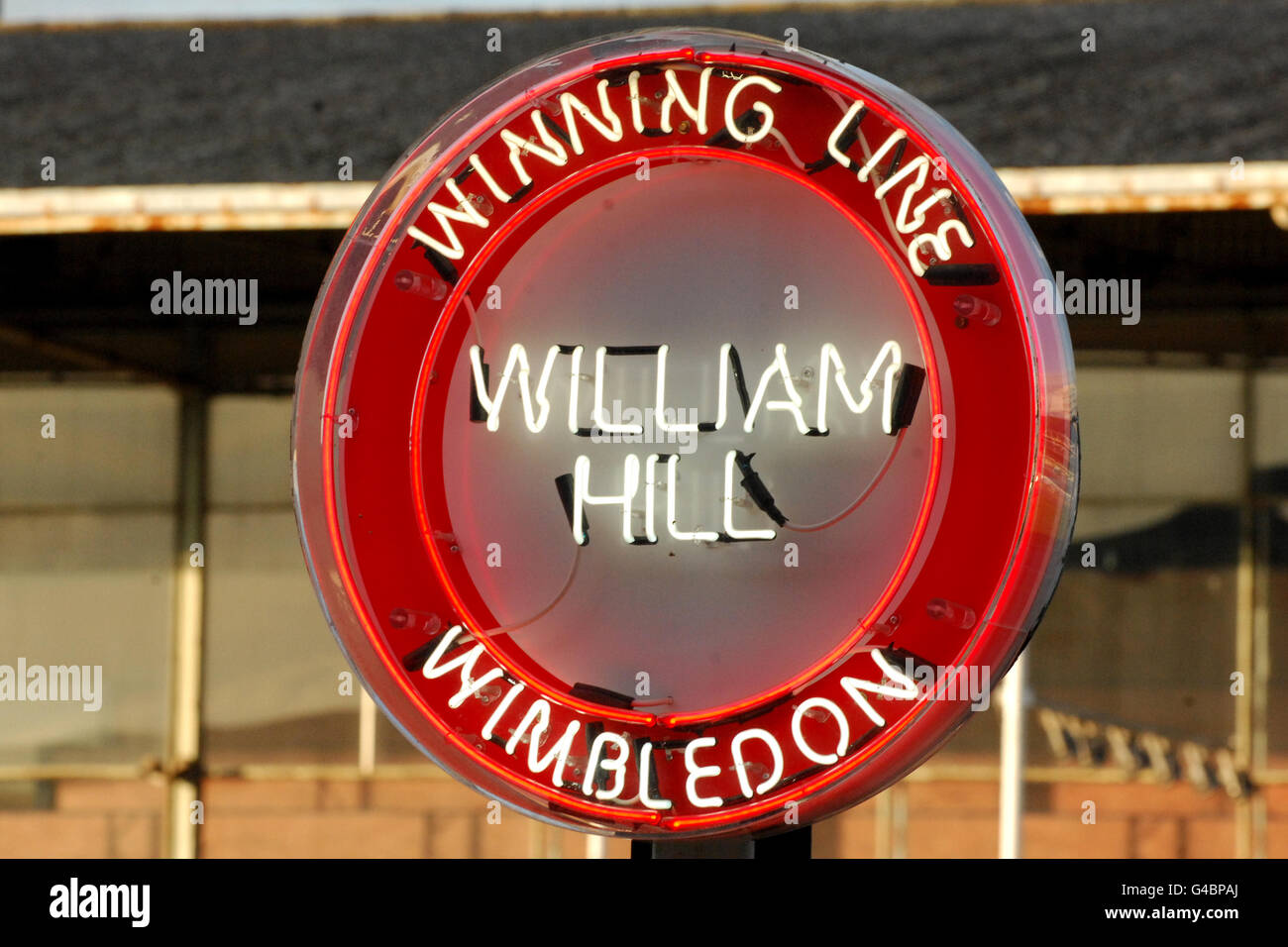 Greyhounds Wimbledon Greyhound Stadium Stock Photo Alamy