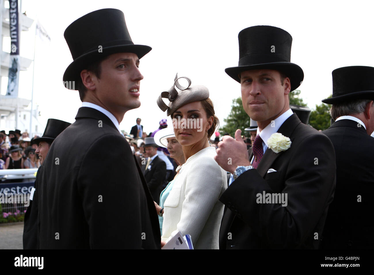 Son queens racing manager john warren hires stock photography and