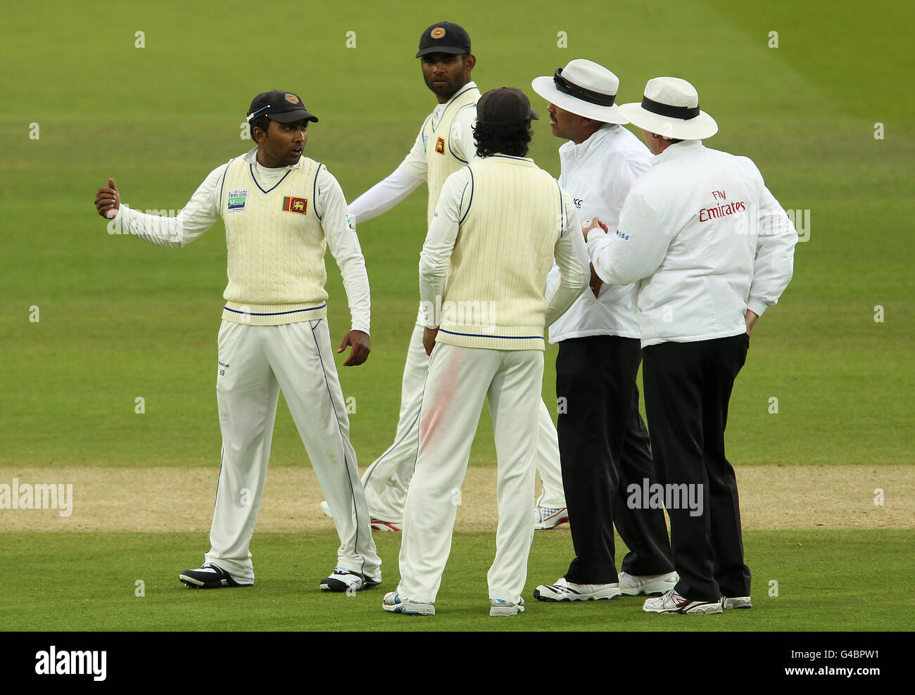 Cricket - npower Second Test - Day Four - England v Sri Lanka - Lord's Stock Photo
