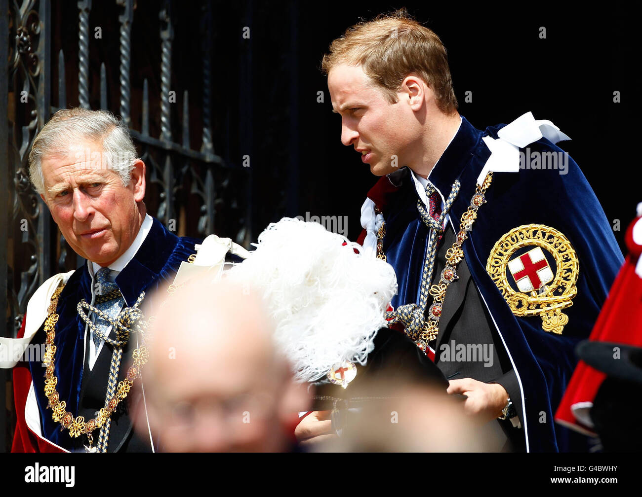 Order of the Garter Service Stock Photo