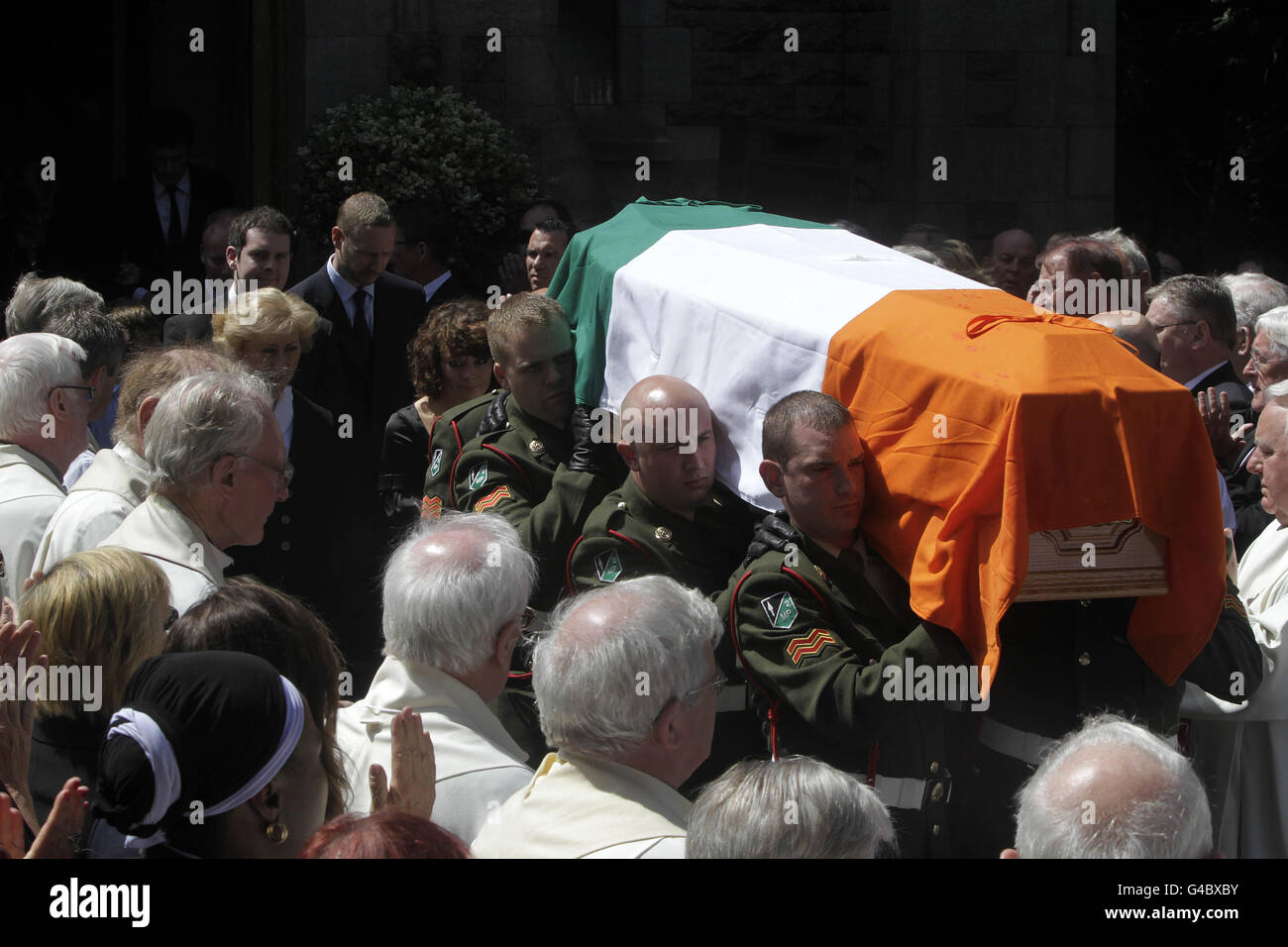 Brian Lenihan Funeral High Resolution Stock Photography And Images Alamy