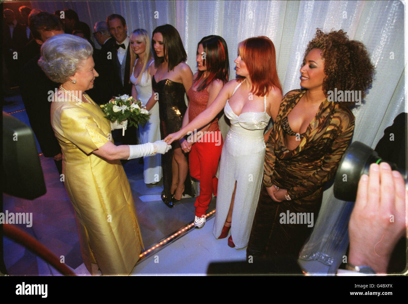 Mel c and mel b far right look on hires stock photography and images