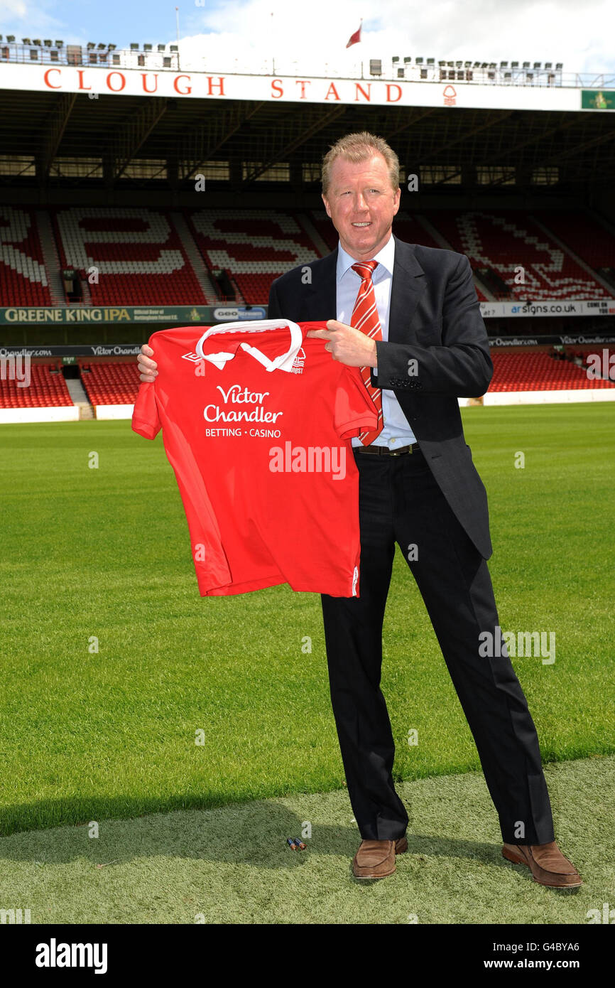 Nottingham Forest's new manager Steve McClaren during the photocall at