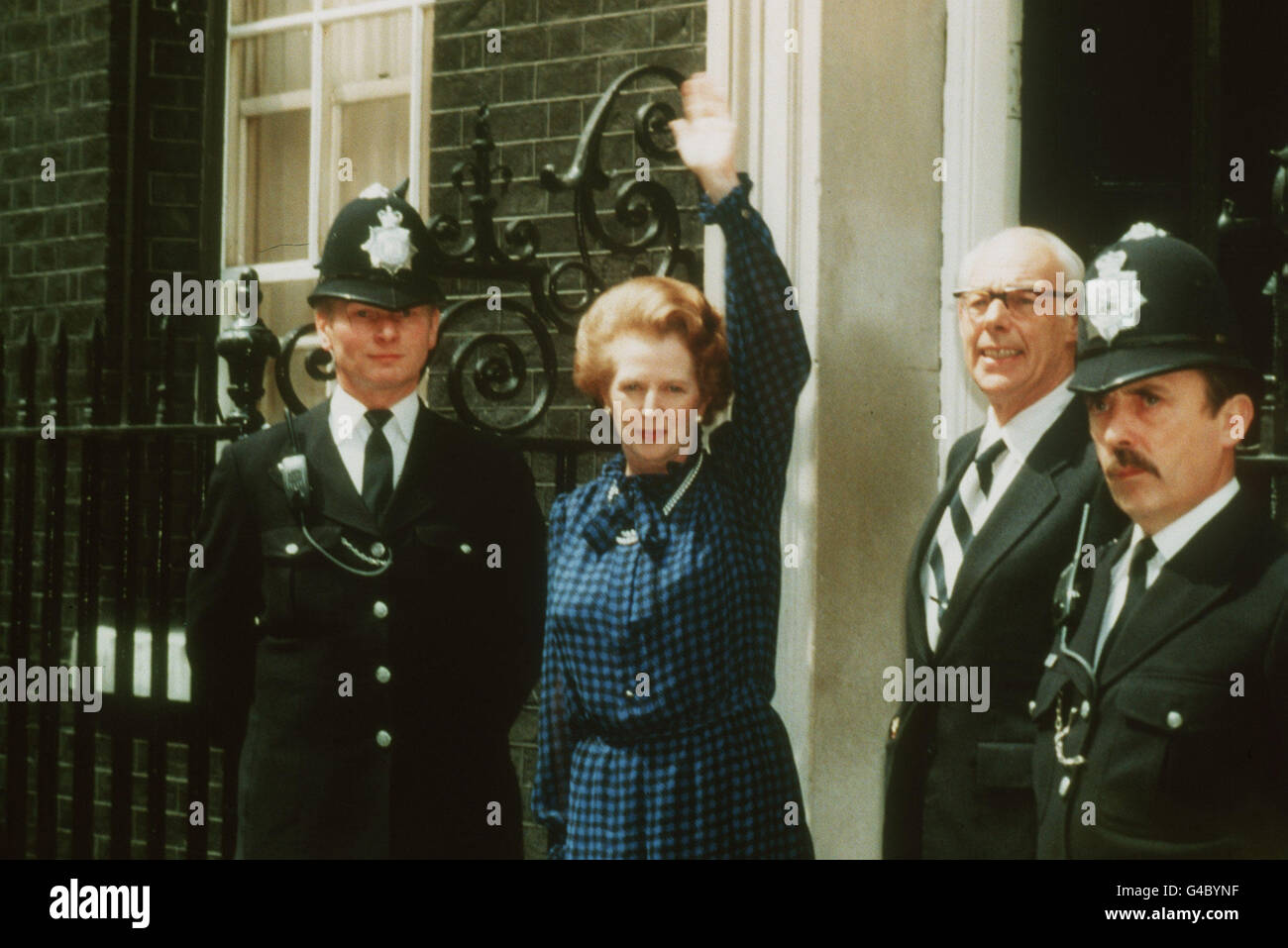 Politics 1983 General Election Stock Photo Alamy