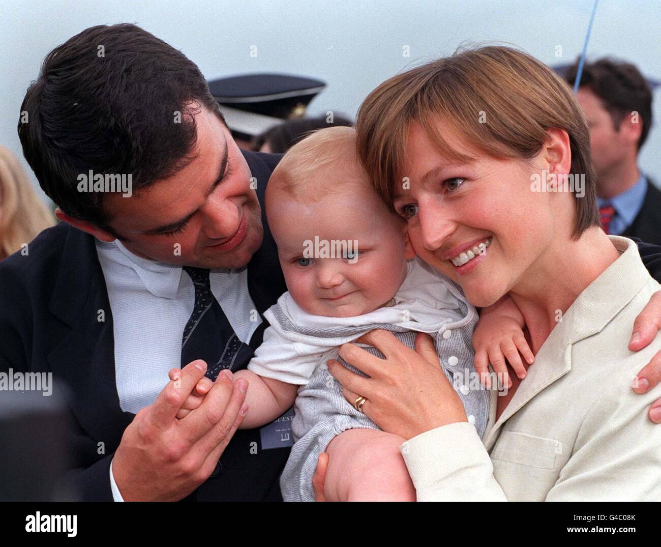 Former England rugby captain Will Carling and his girlfriend Ali Cockayne and their nine-month-old son Henry, enjoying a day out at the Alfred Dunhill Queen's Cup Polo at Smith's Lawn, Windsor Great Park. * 24/9/98 Carling has dumped his lover and the mother of his child - for the wife of a friend, it was reported. Carling is reported to have fallen for Lisa Cooke, the estranged wife of ex-rugby international David Cooke and is said to have ordered 28-year-old Ali and their 11-month-old son Henry out of his luxury home. According to reports tonight, Carling confirmed the spilt in a statement, Stock Photo