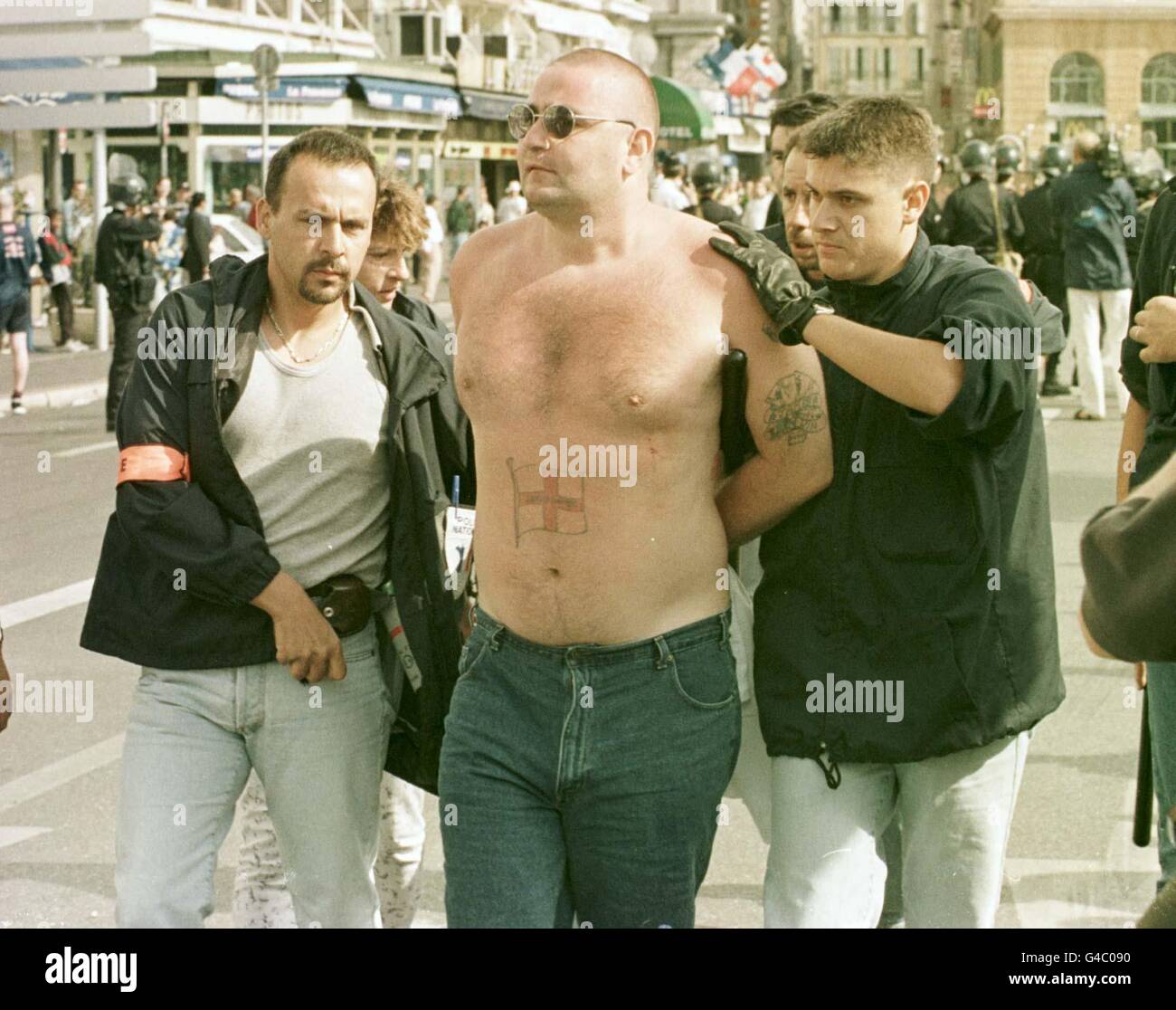 Football riots england hi-res stock photography and images - Alamy