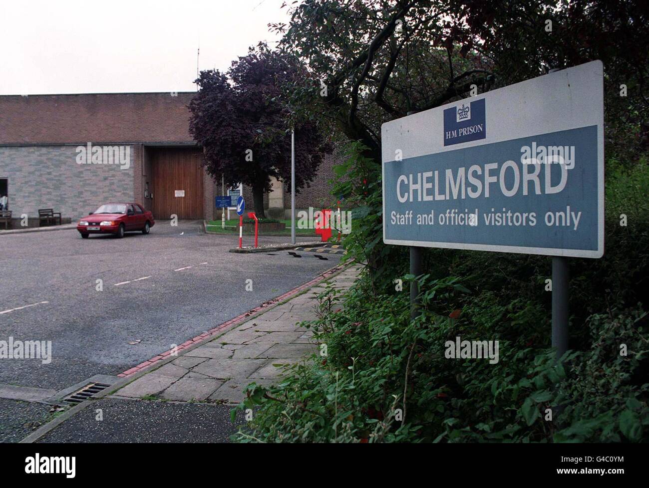 Chelmsford Prison in Essex which has been at the centre of a three-year inquiry into the killing of a remand prisoner by his mentally disturbed cellmate. Stock Photo