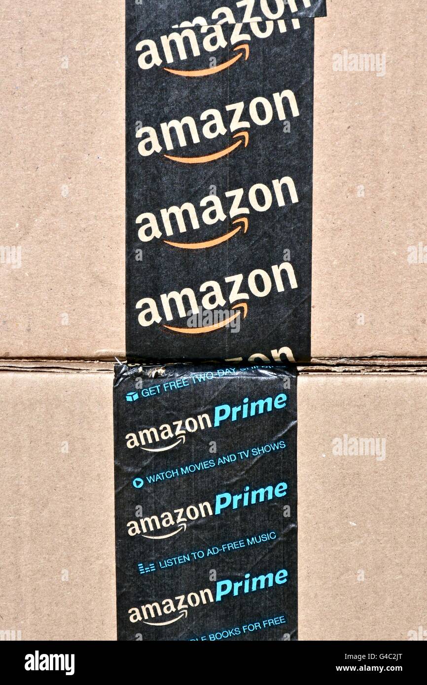 Amazon Box Tape Hi res Stock Photography And Images Alamy