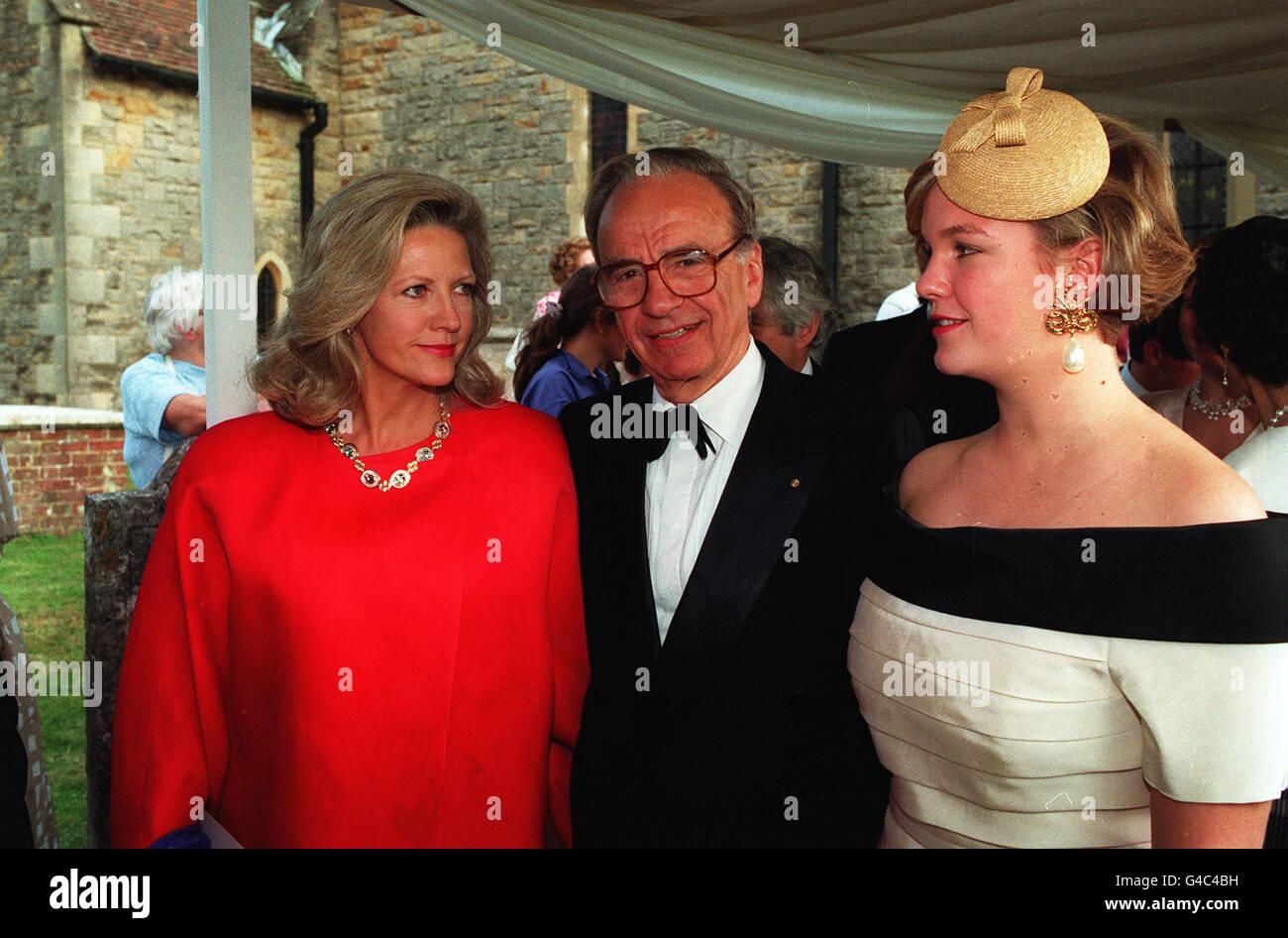 Rupert Murdoch/Wife/Daughter Stock Photo - Alamy