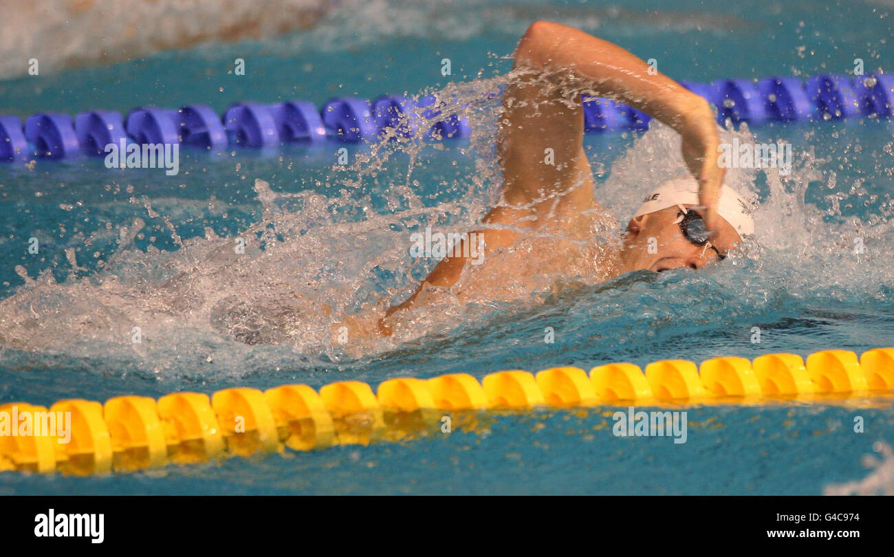 British swimmer Robert Bale during the final of the Men's Open 200m  Freestyle during the ASA National Championships at Ponds Forge, Sheffield  Stock Photo - Alamy