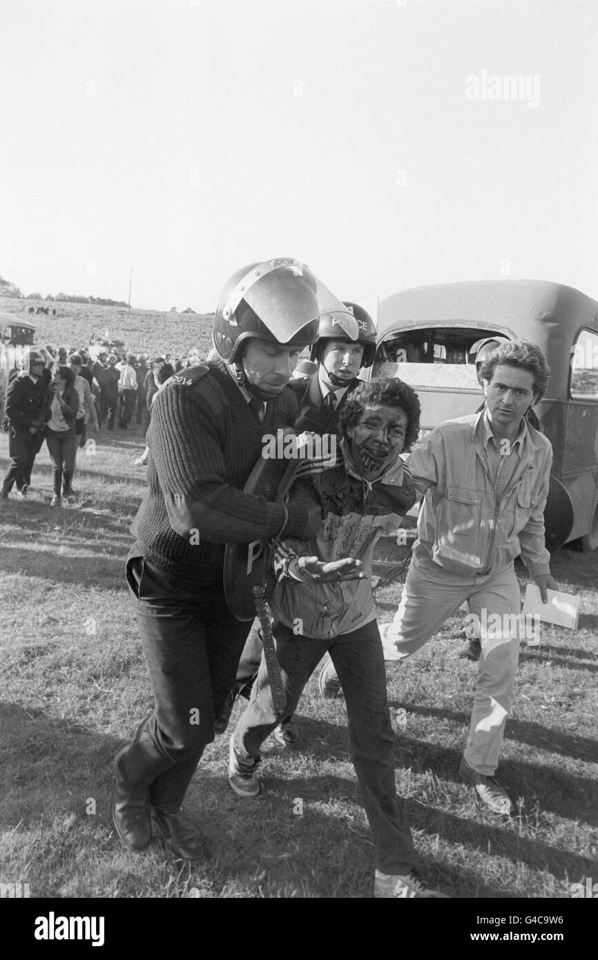 Civil Unrest Battle of the Beanfield Peace Convoy Stonehenge