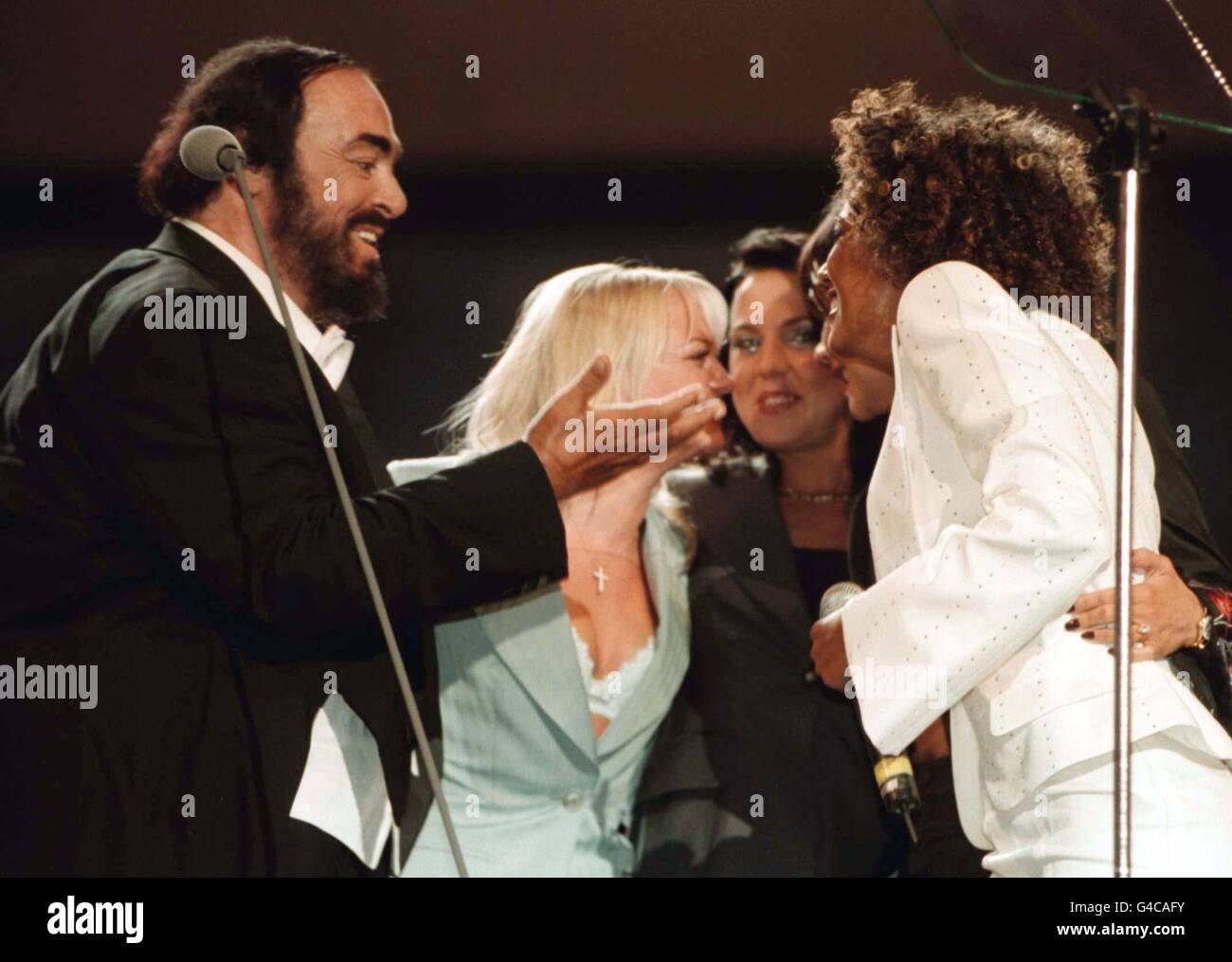 Spice Girls/Pavarotti 4 Stock Photo Alamy