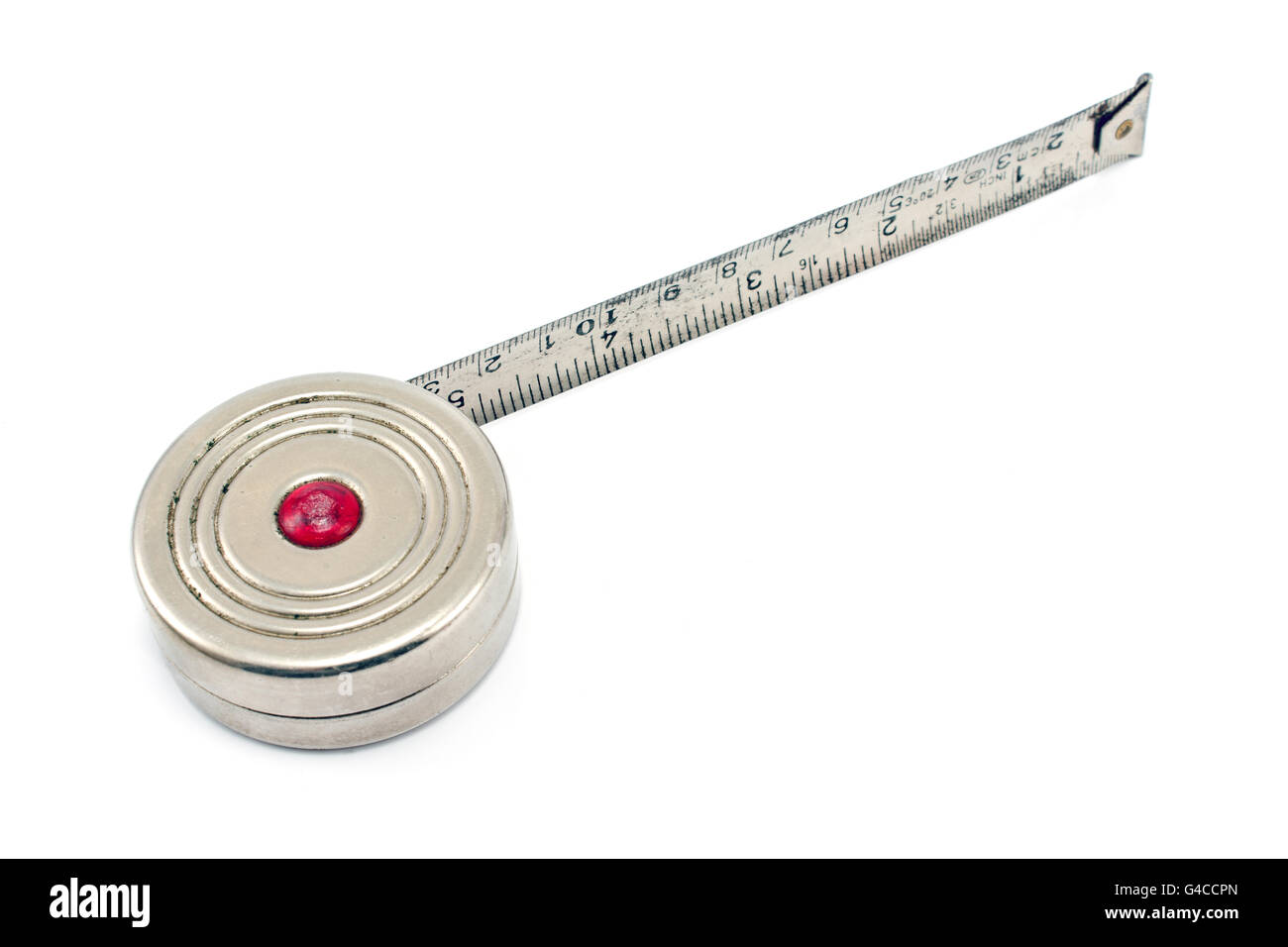 Part of an open centimeter tape-measure Stock Photo - Alamy