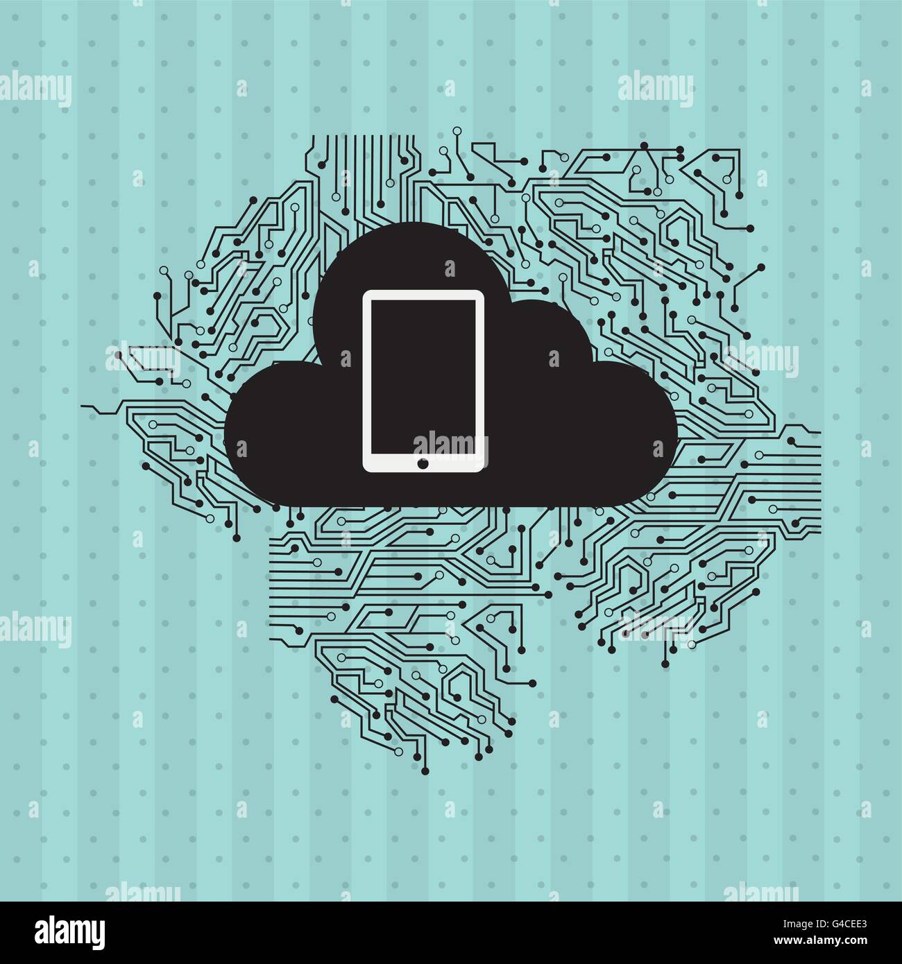 cloud computing design Stock Vector Image & Art - Alamy