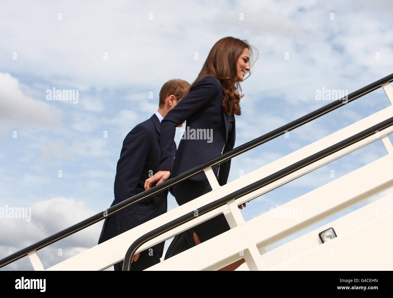 Duke and Duchess of Cambridge in Canada - Day One Stock Photo