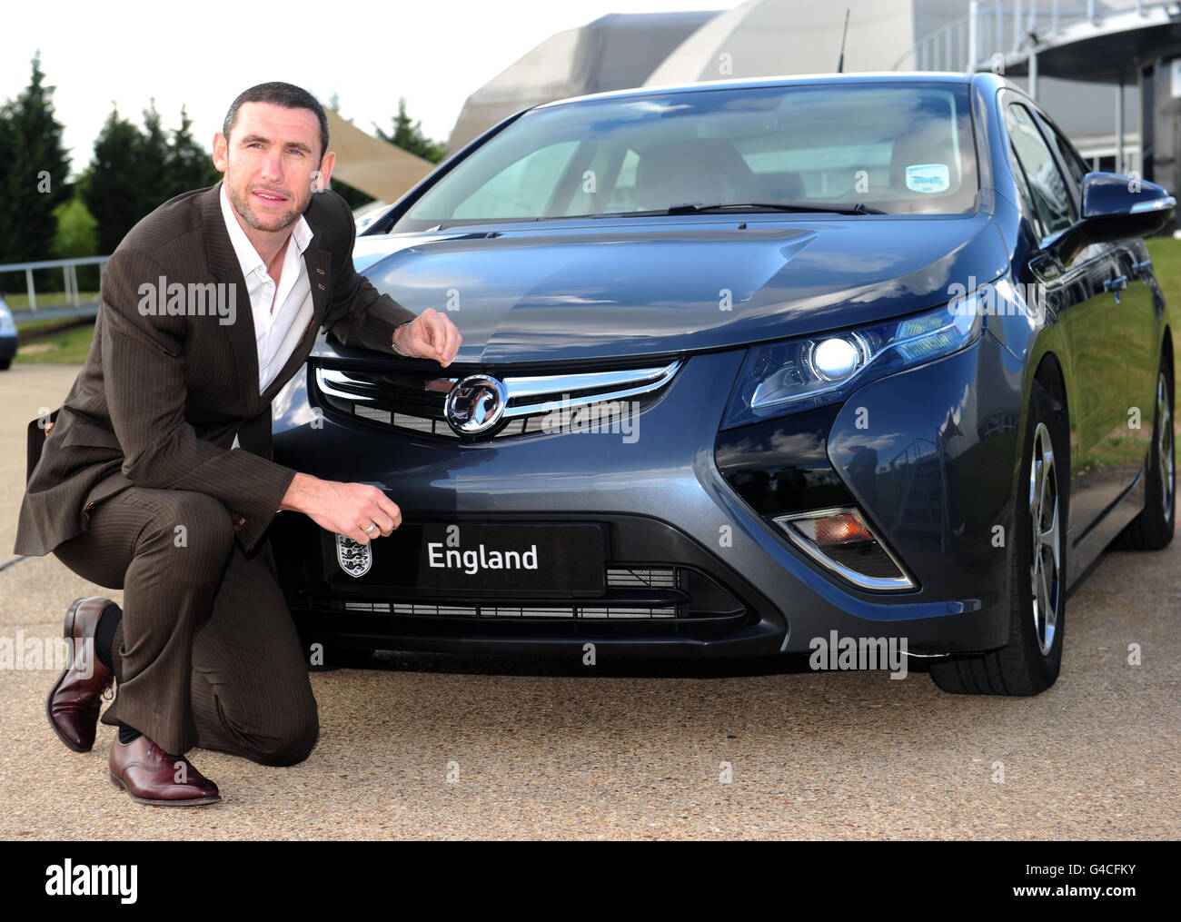 Ex England International Martin Keown during the visit to Millbrook Testing Facility, in Millbrook. Stock Photo