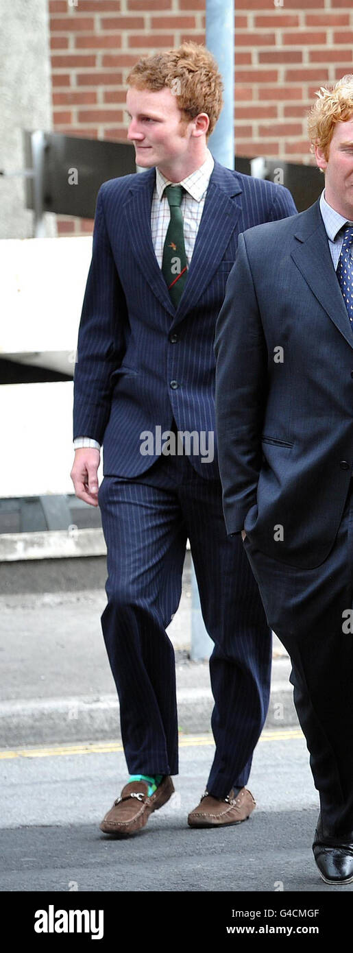 Drink driver alexander bell irving arrives at swindon crown court hi