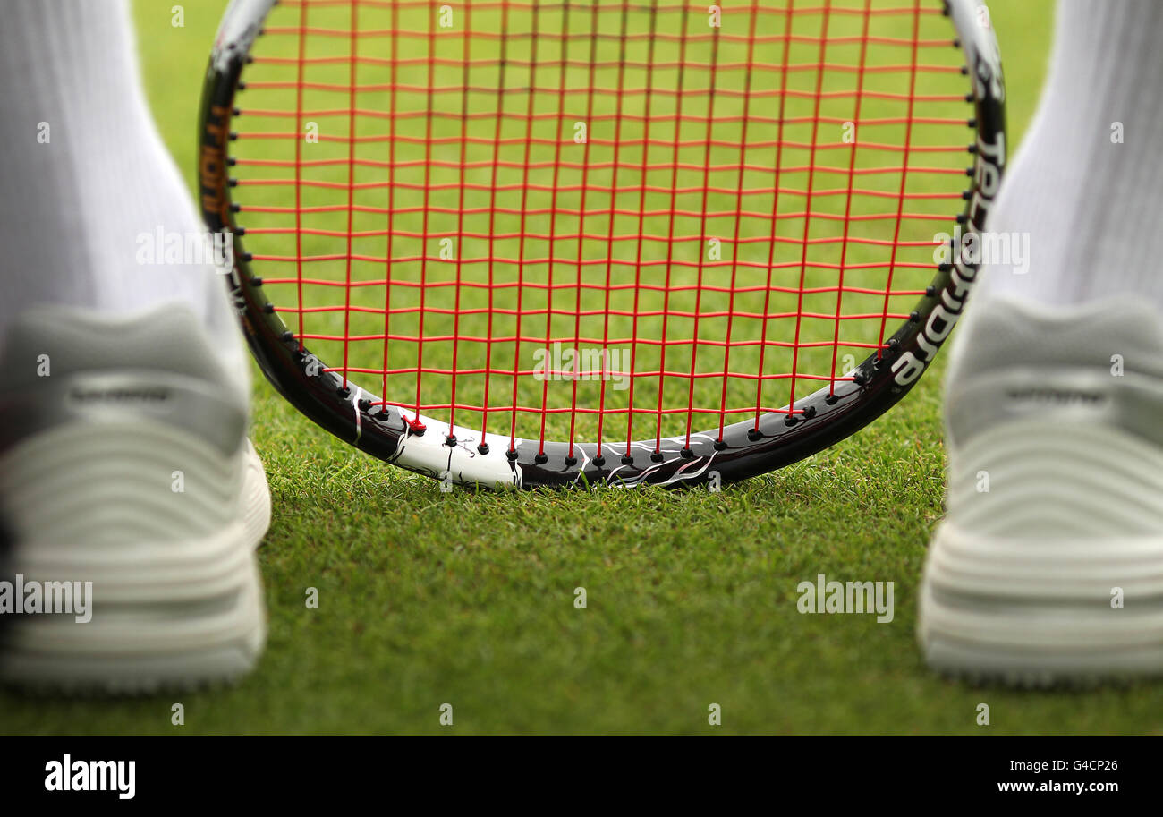 Tennis - 2011 Wimbledon Championships - Day One - The All England Lawn Tennis and Croquet Club Stock Photo