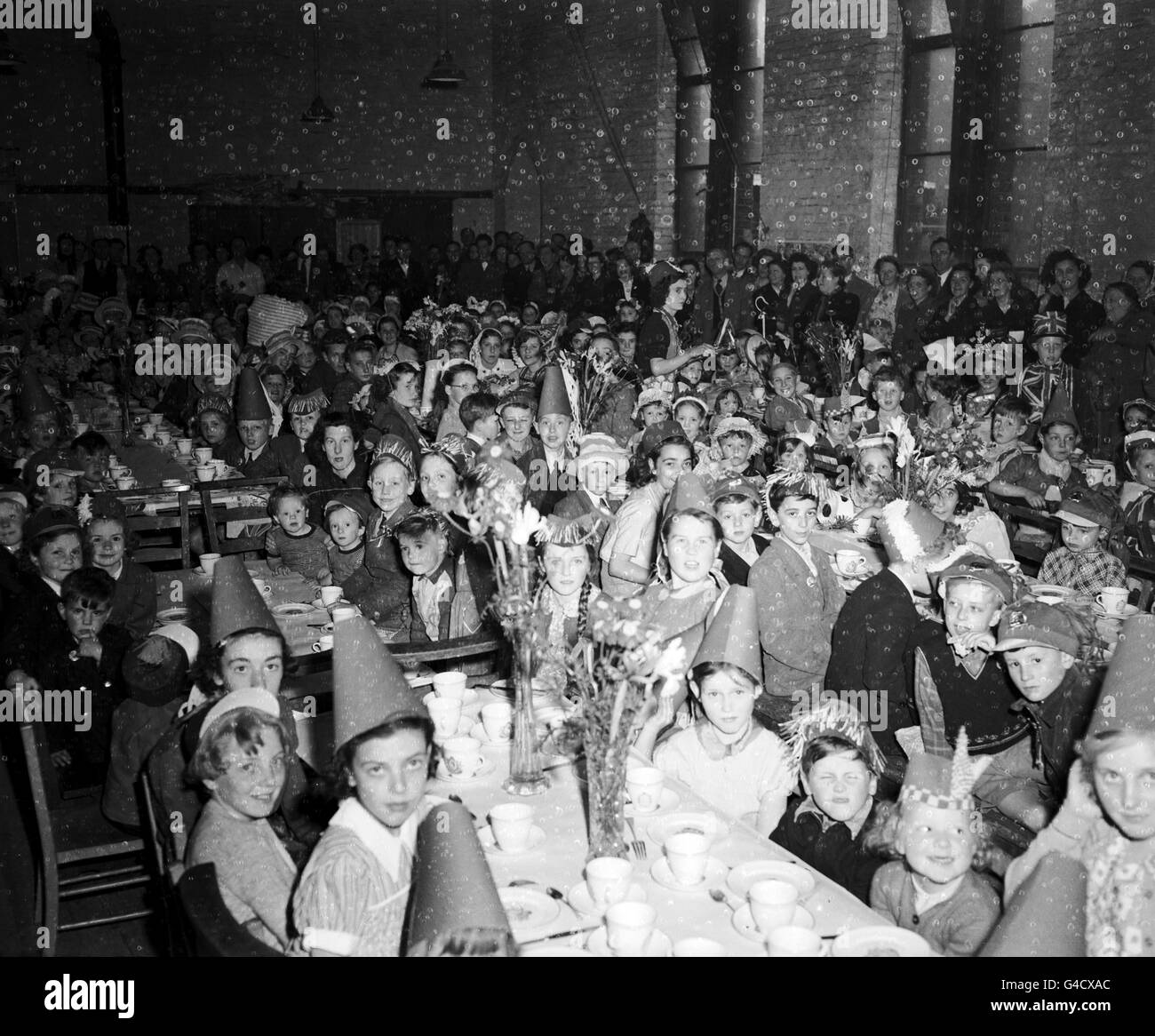 Royalty - Coronation of Queen Elizabeth II - London Stock Photo