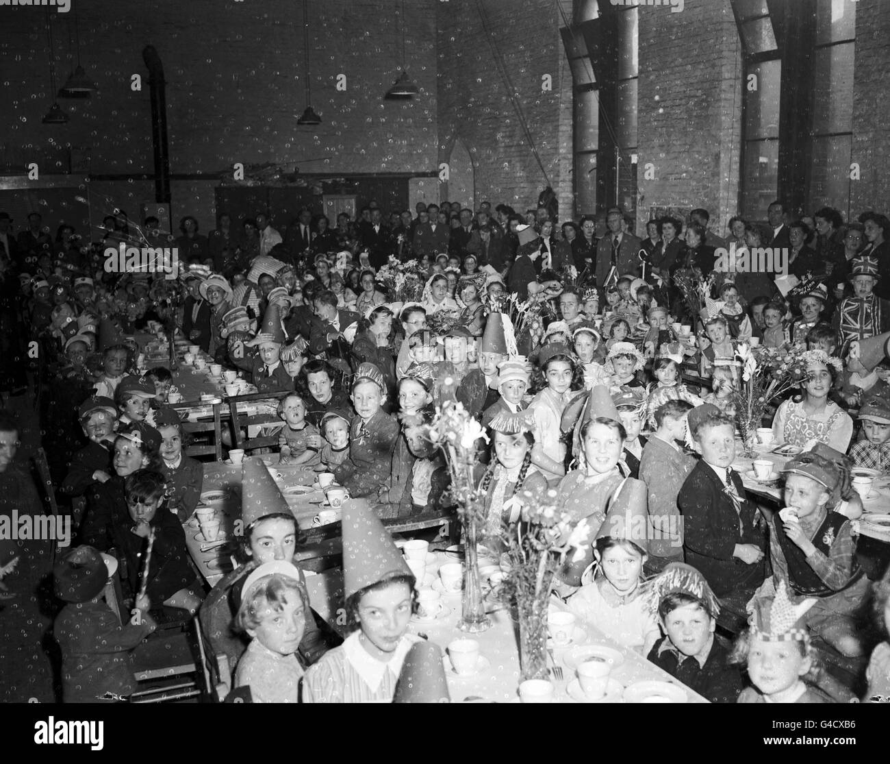 Royalty - Coronation of Queen Elizabeth II - London Stock Photo