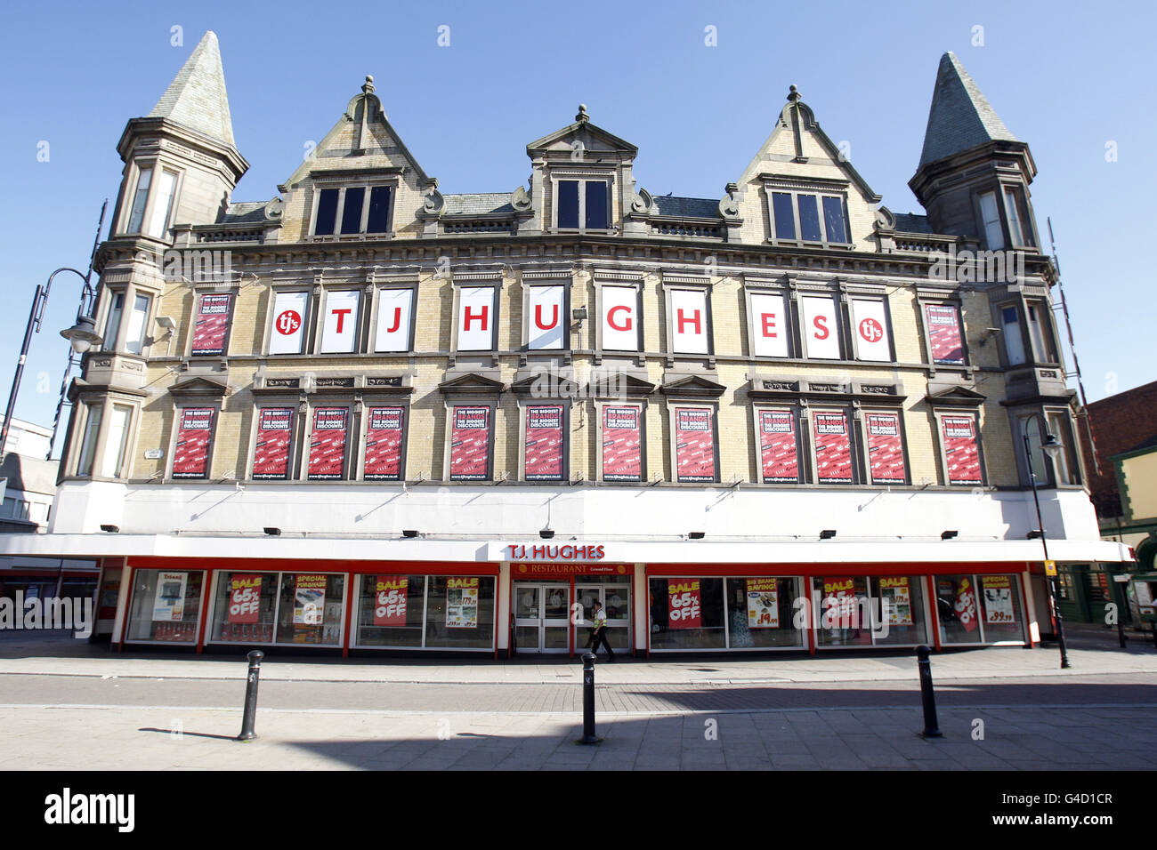 A branch in Liverpool of the department store chain TJ Hughes which, according to reports, has given official notice that it intends to appoint an administrator over the next 10 days, according to reports. Stock Photo