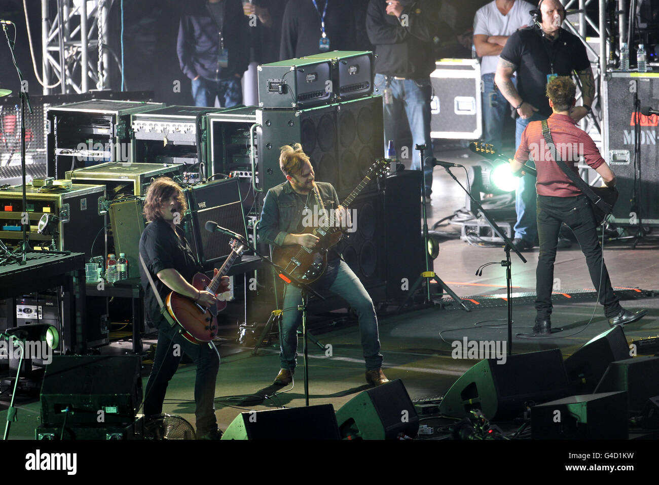 Kings of Leon in concert Edinburgh Stock Photo Alamy