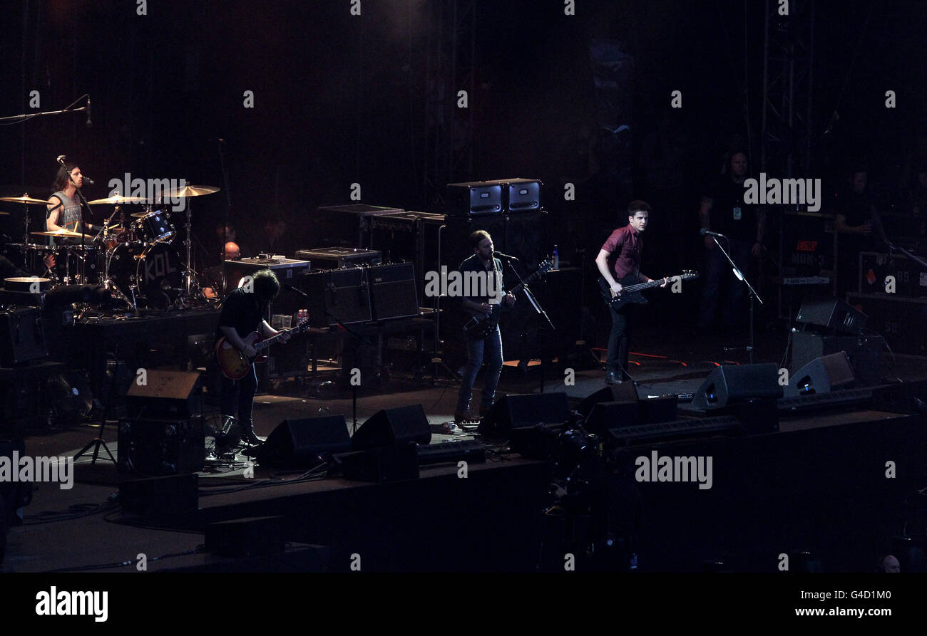 Kings of Leon in concert Edinburgh Stock Photo Alamy