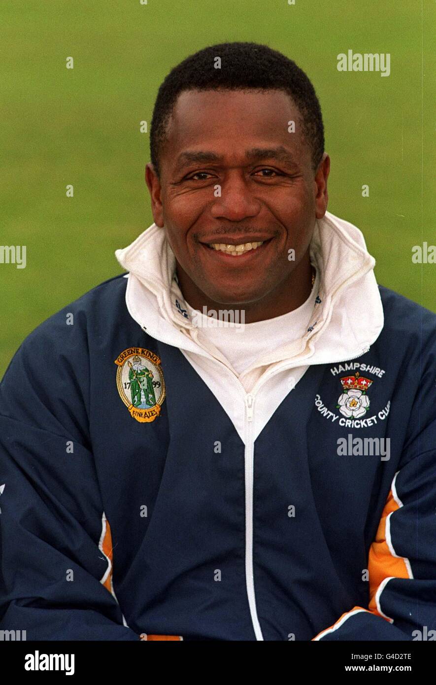 M D MARSHALL of Hampshire County Cricket Club. Photo by PA. Stock Photo