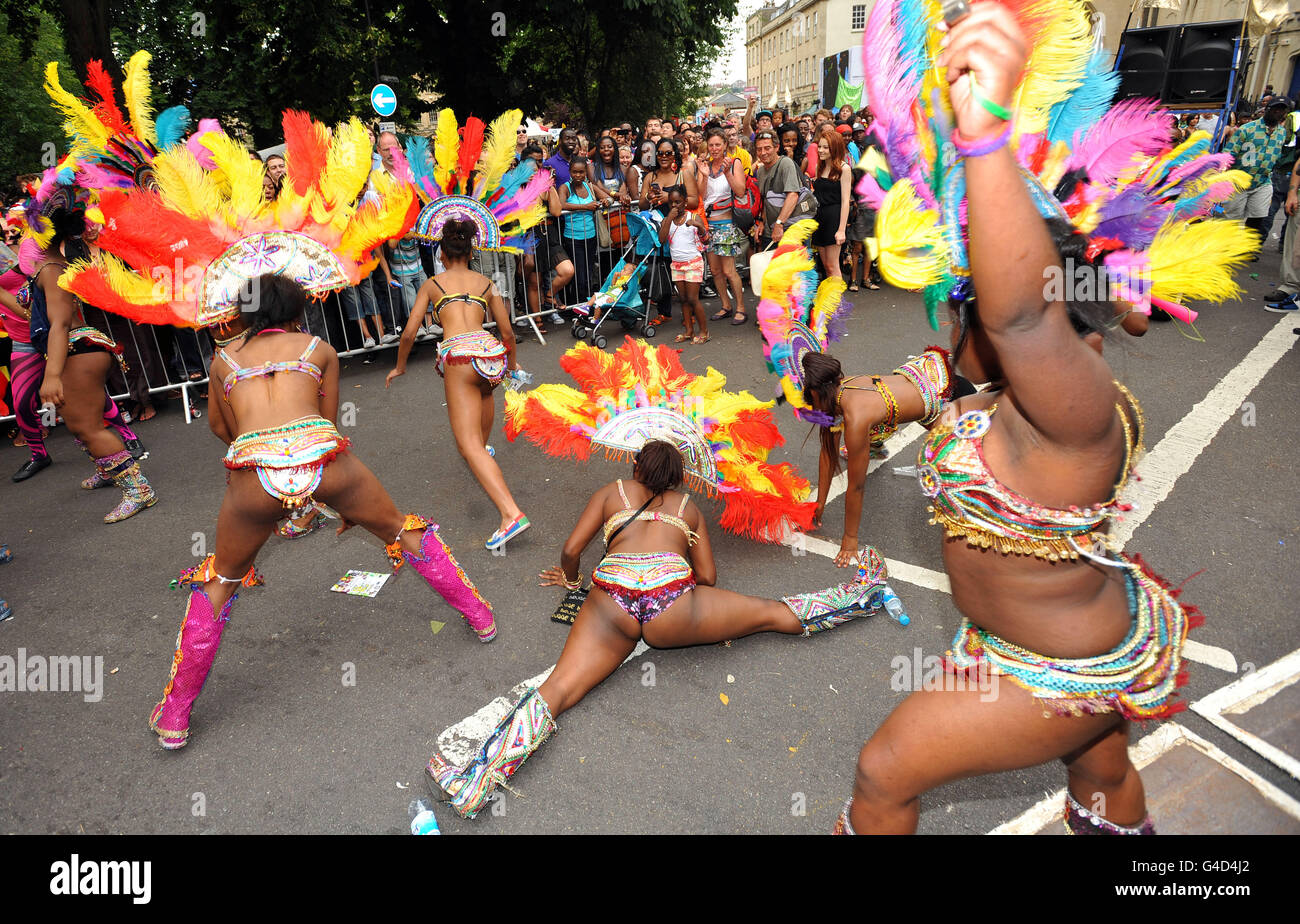 Performers at st pauls carnival in bristol hires stock photography and