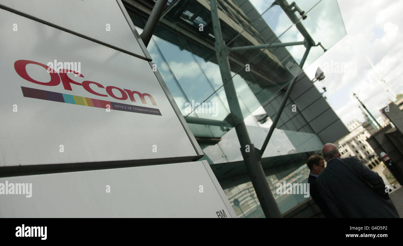 The offices of Ofcom (Office of Communications) in Southwark, London. Stock Photo