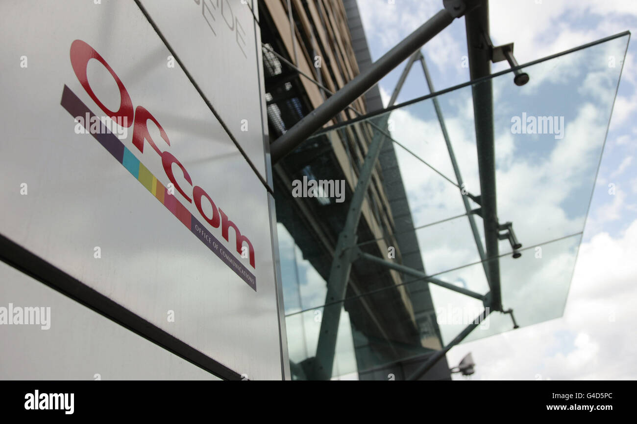 The offices of Ofcom (Office of Communications) in Southwark, London. Stock Photo
