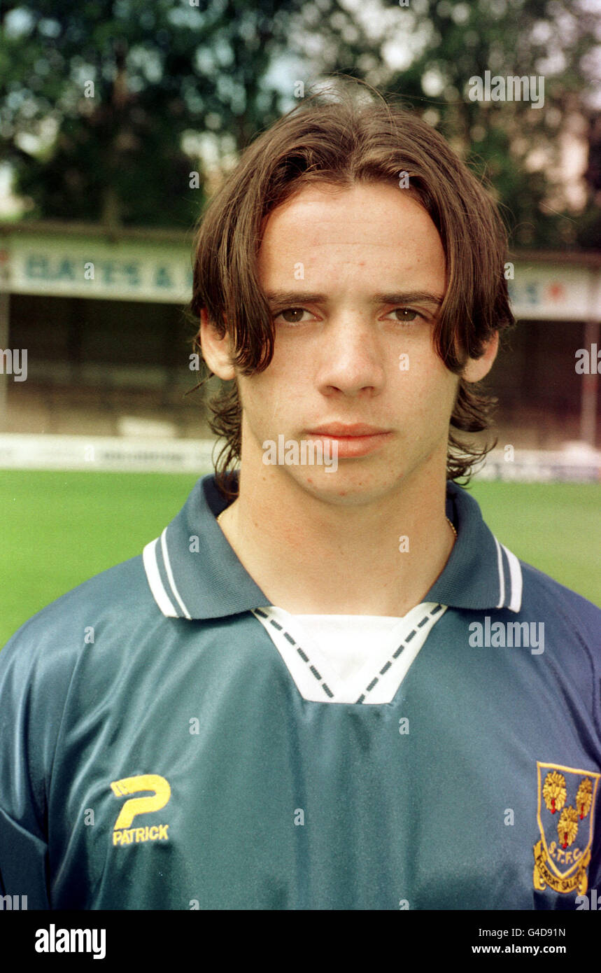 Football. SHREWSBURY TOWN FOOTBALL CLUB PLC Scot Leydon Stock Photo Alamy