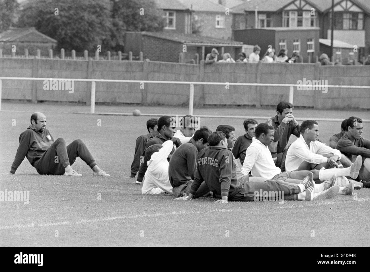 Soccer - World Cup England 1966 - Portugal Training - Cheadle, Chesire Stock Photo
