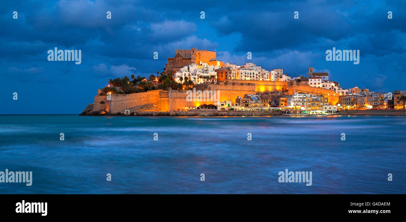 Peniscola, Valencia Region, Costa del Azahar, Spain Stock Photo