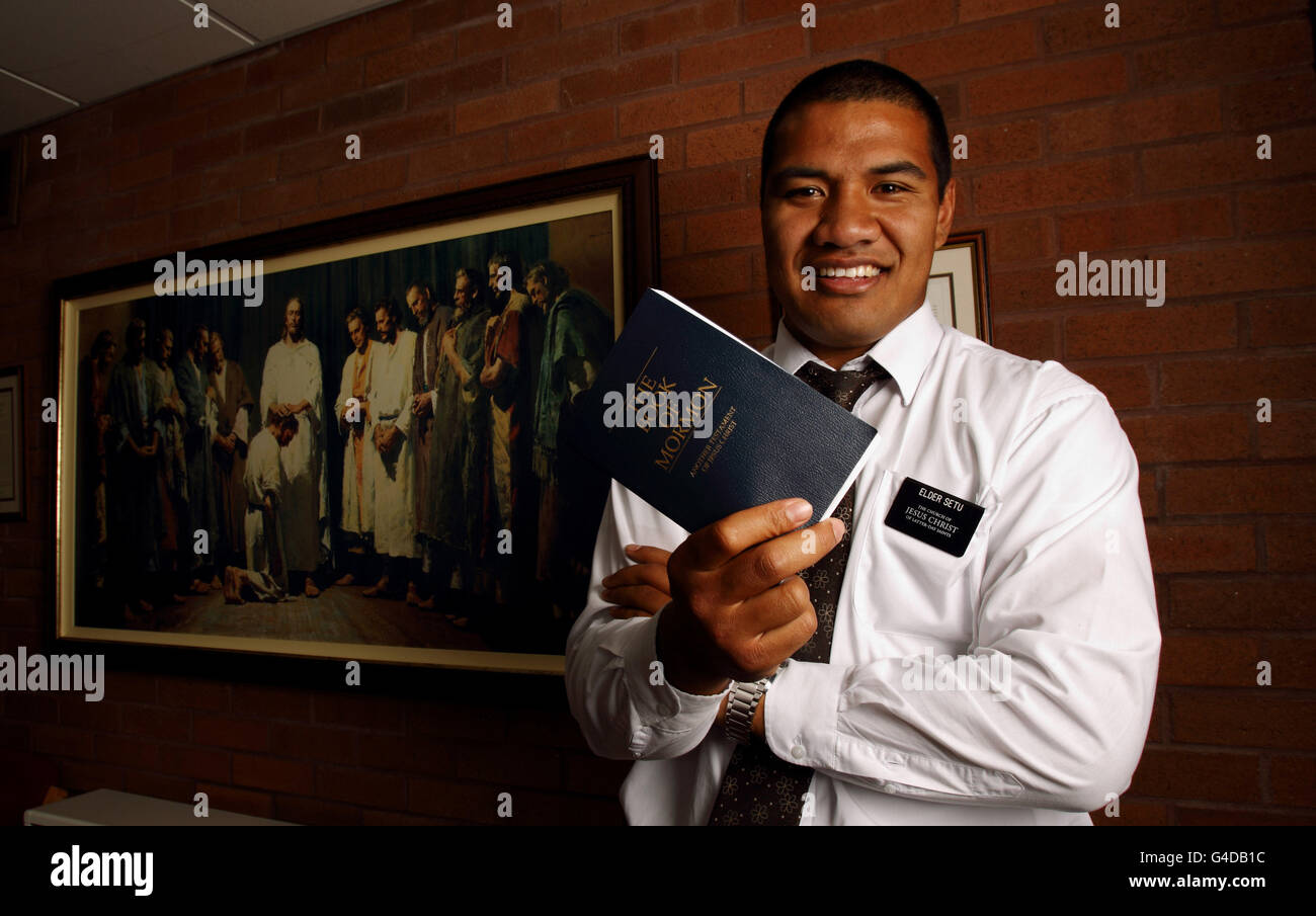 Rugby League - Lagi Setu Feature - Church of Latter Day Saints Stock Photo