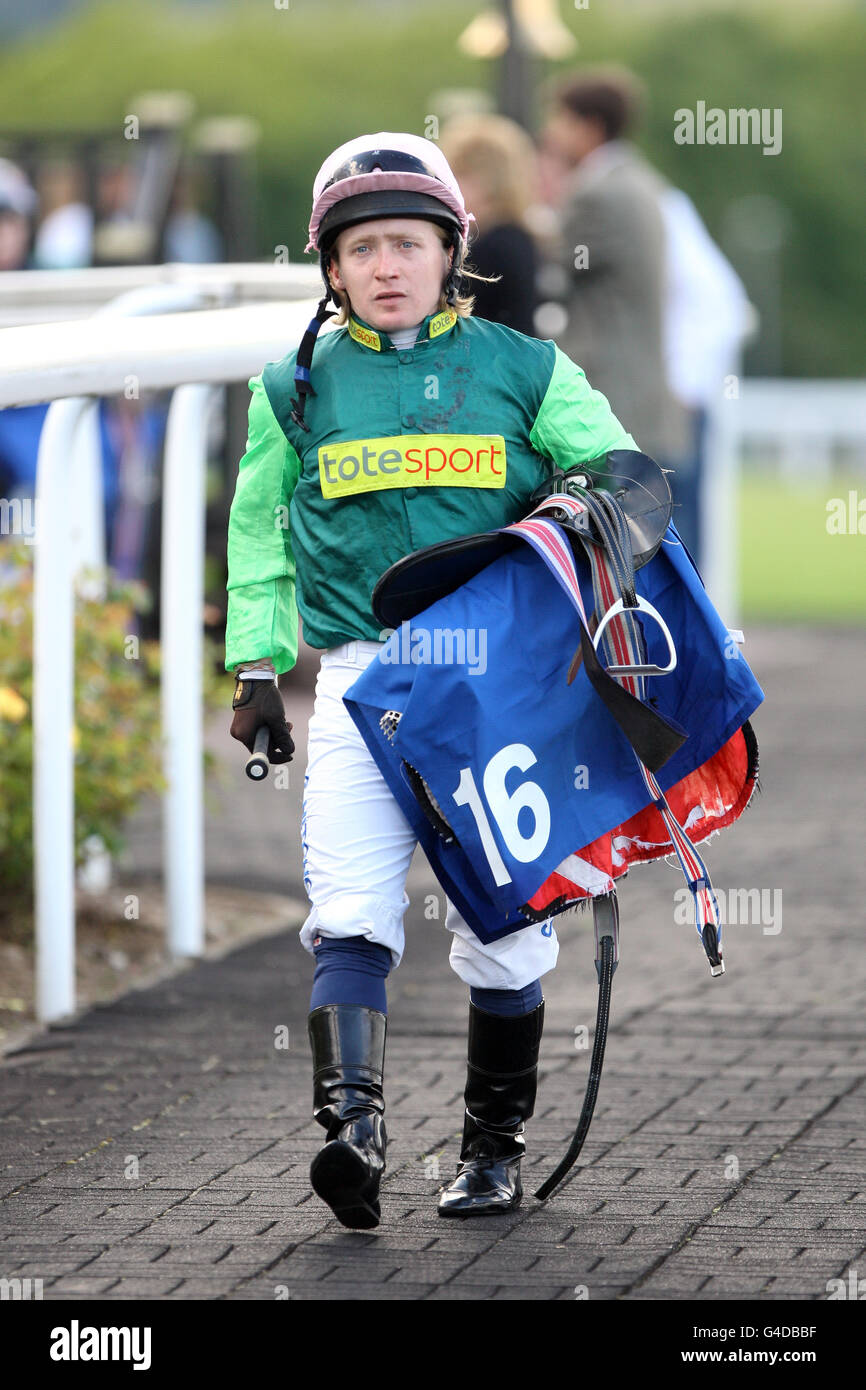 Horse racing summer race night chepstow racecourse hi-res stock ...