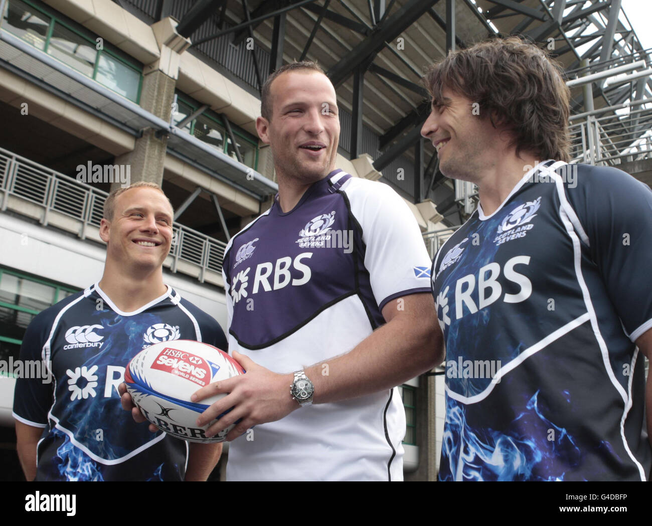 Rugby Union - Scotland Sevens Squad Announcement - Murrayfield Stock ...