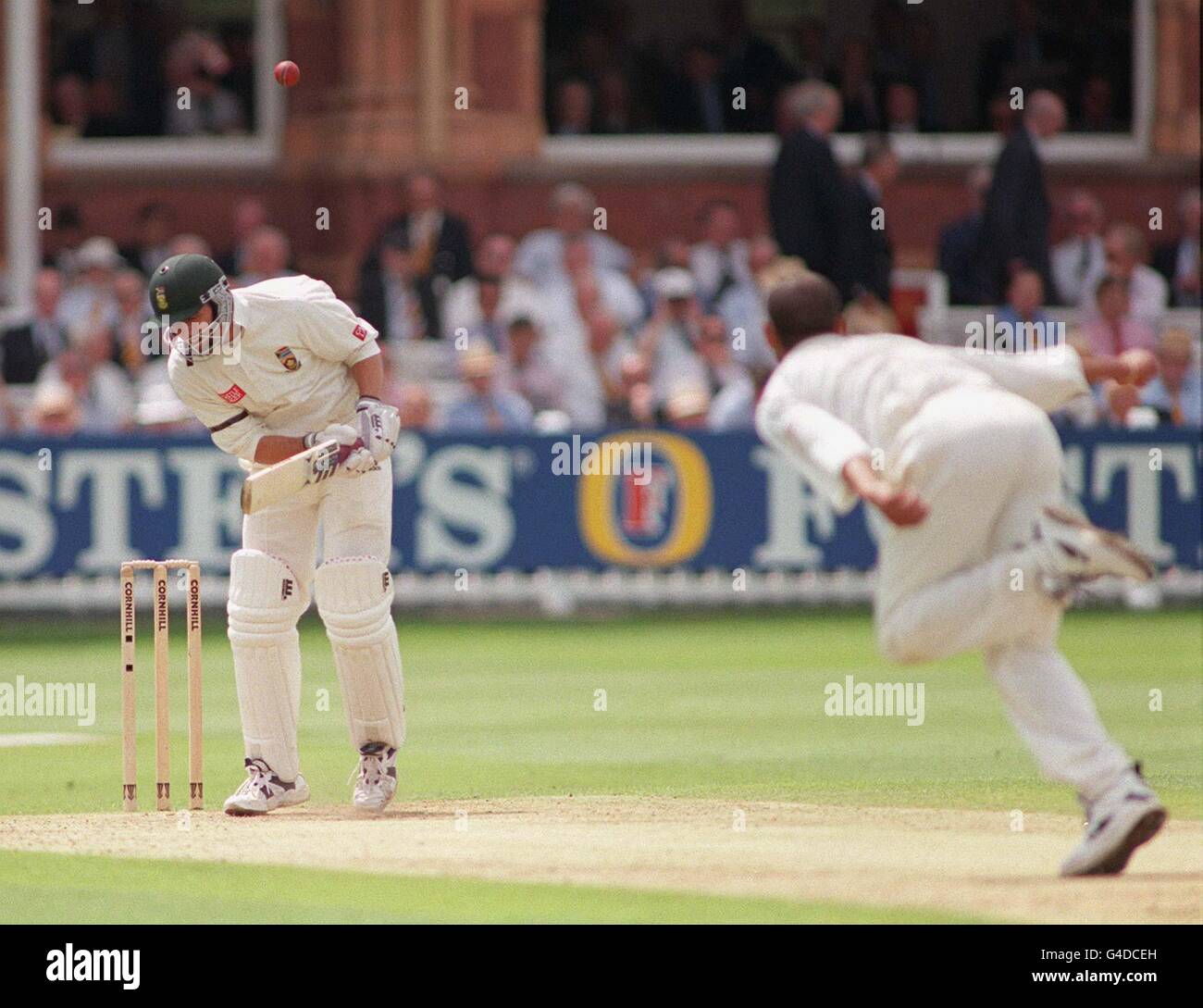 Cricket Rhodes bouncer Stock Photo Alamy