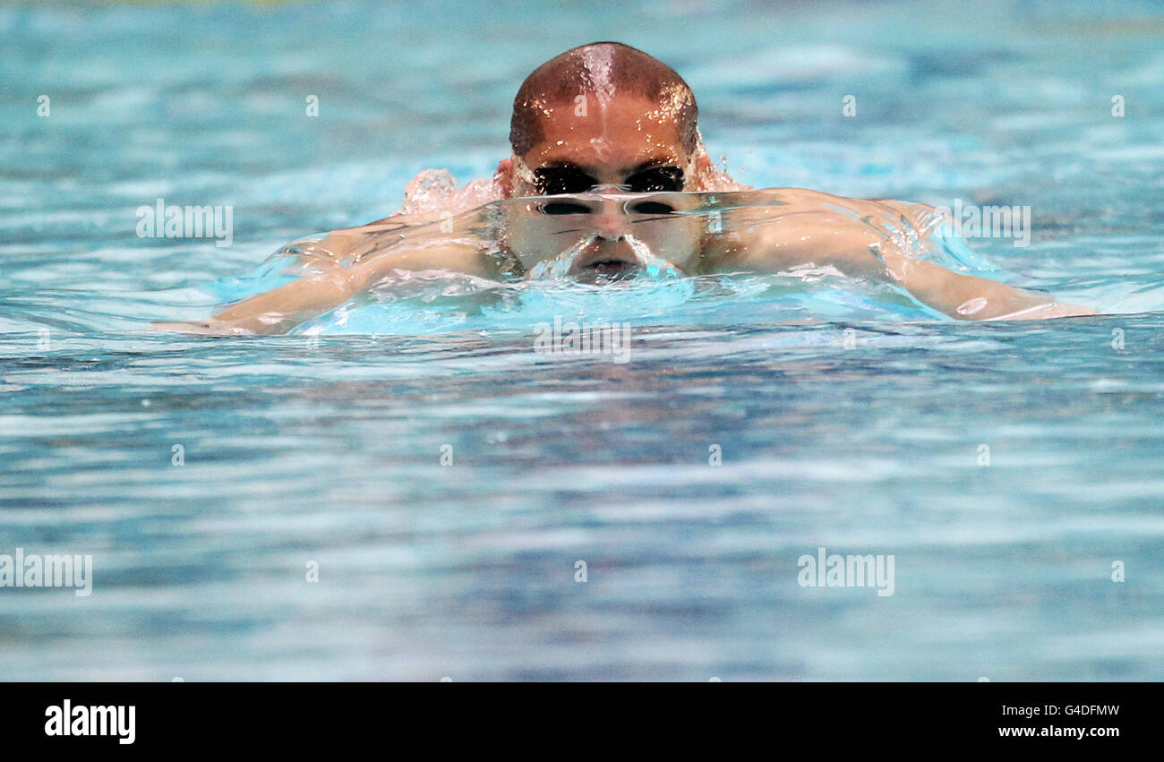 Scottish national swimming open championships hires stock photography