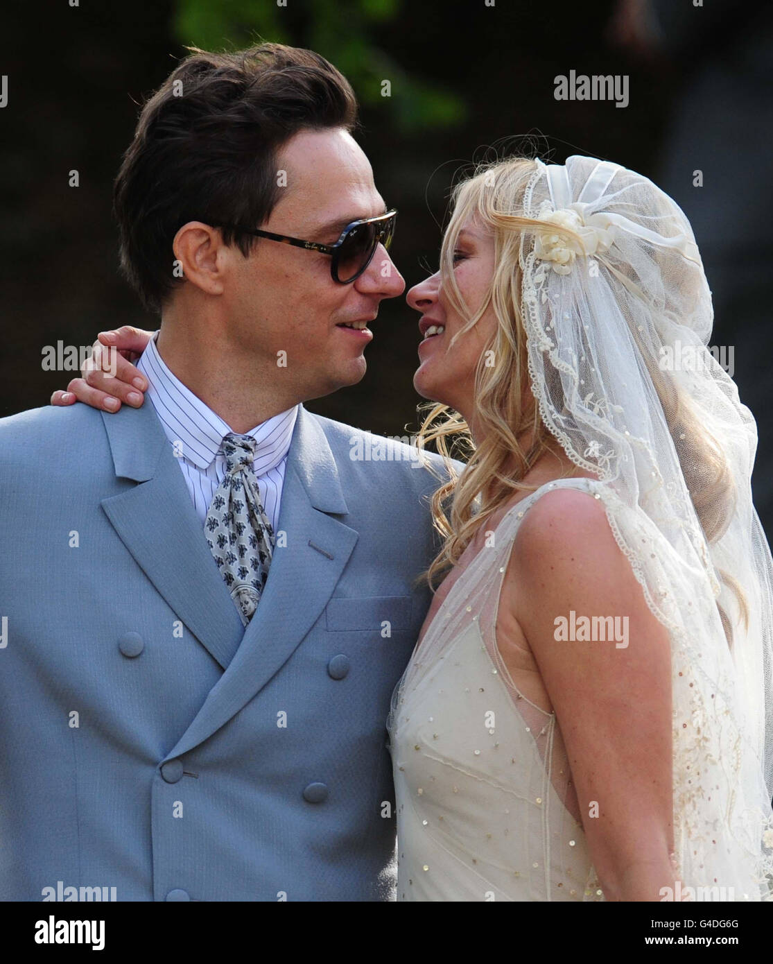 Kate Moss and Jamie Hince Wedding - Oxfordshire Stock Photo